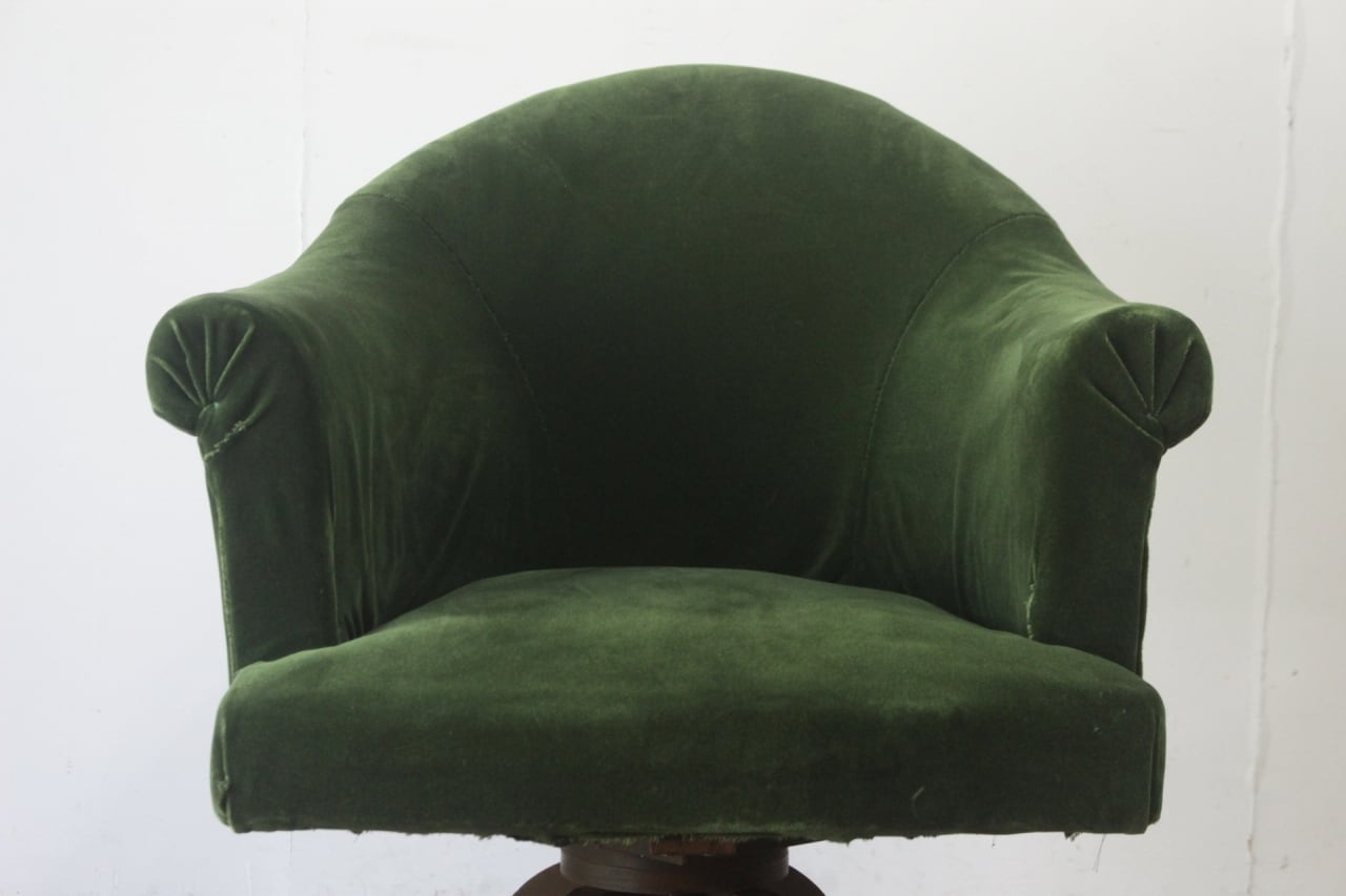 レトロ ドクターチェア 椅子 1Pソファ 一人掛け ラウンジ スプリング