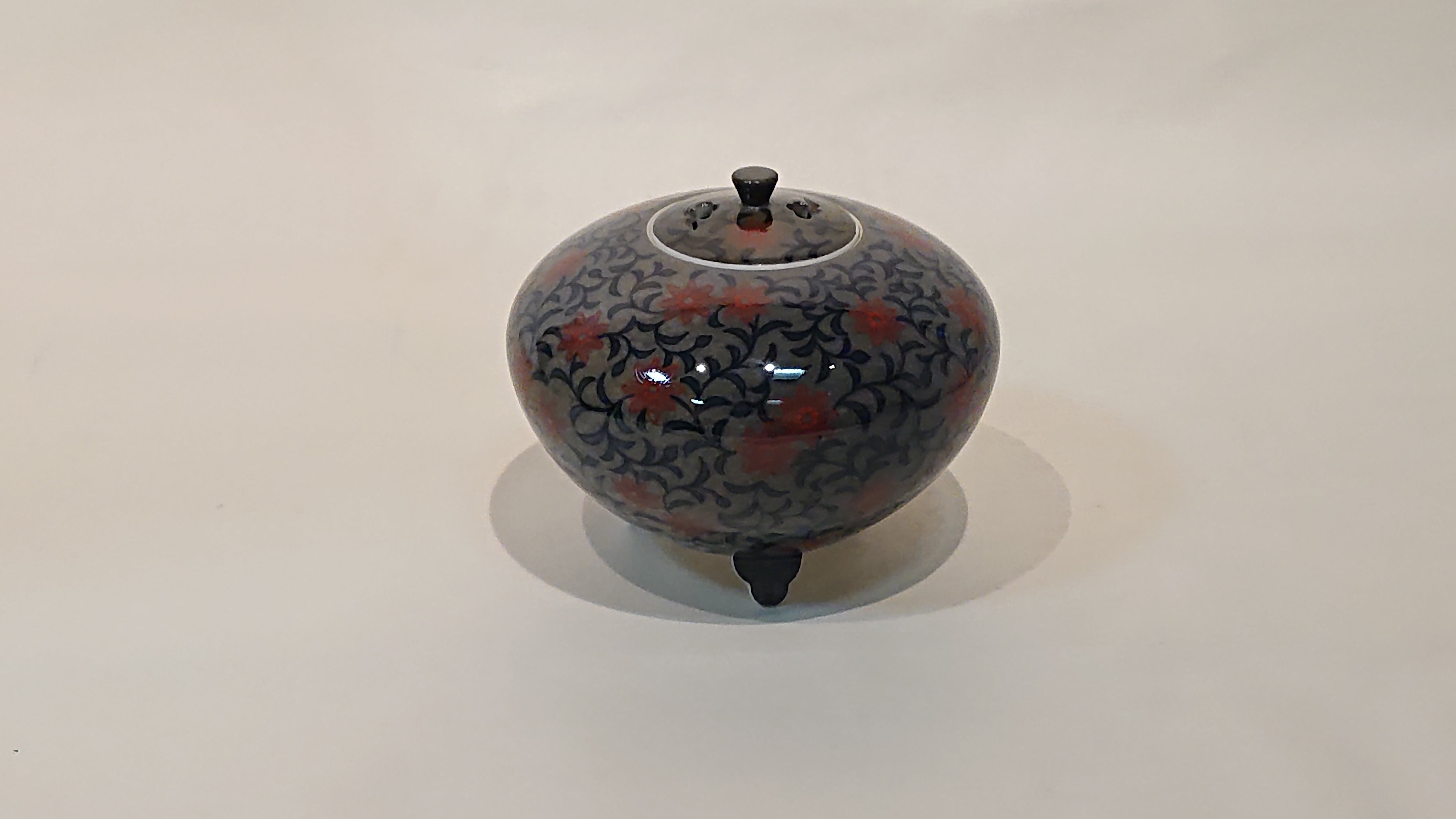 肥前有田 人間国宝 今泉今右衛門 香合 肥前有田 人間国宝 今泉今右衛門