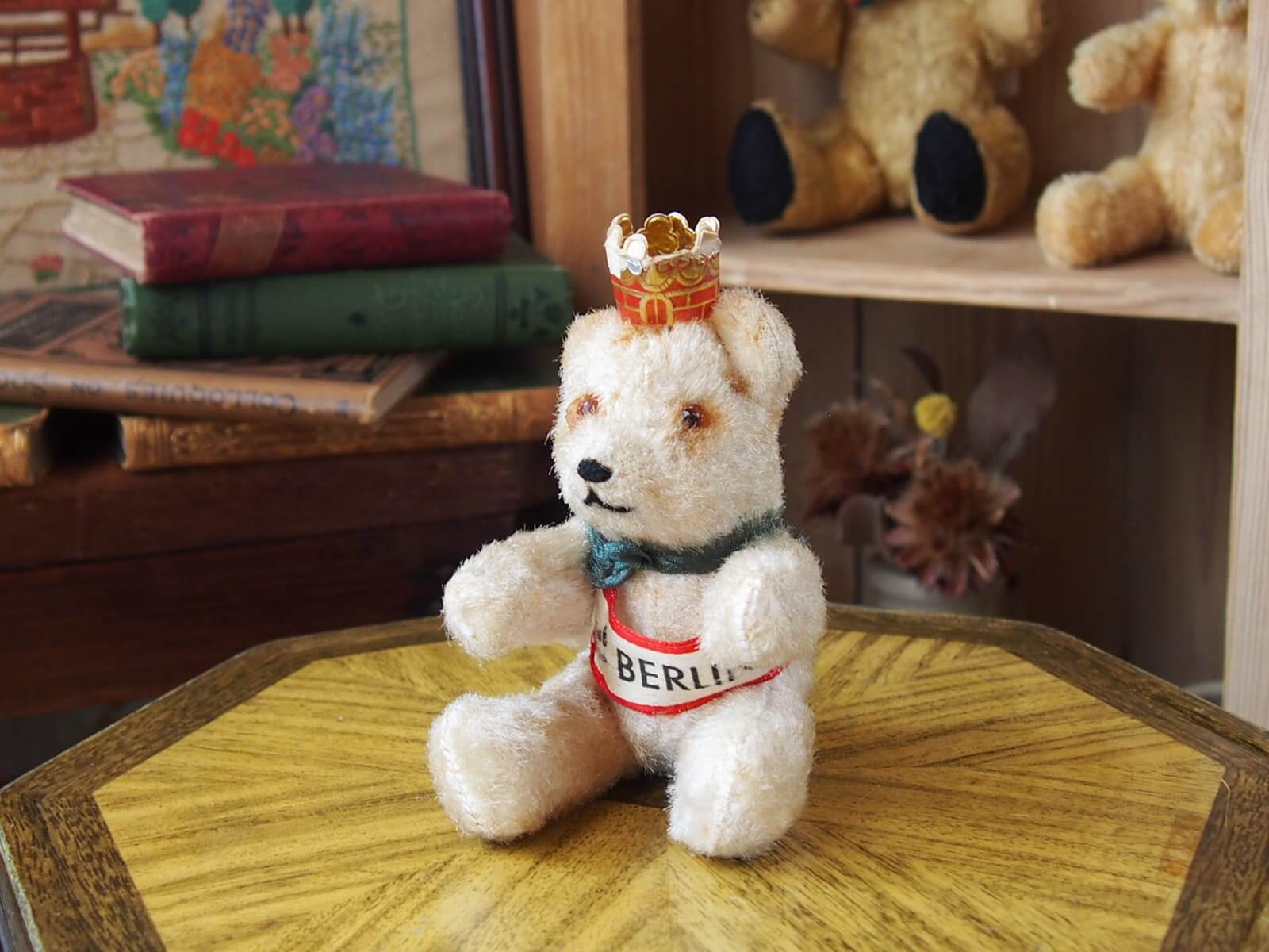 アンティークベア DDRベア ヴィンテージ 大きなDDRベア DDRベア ボネ