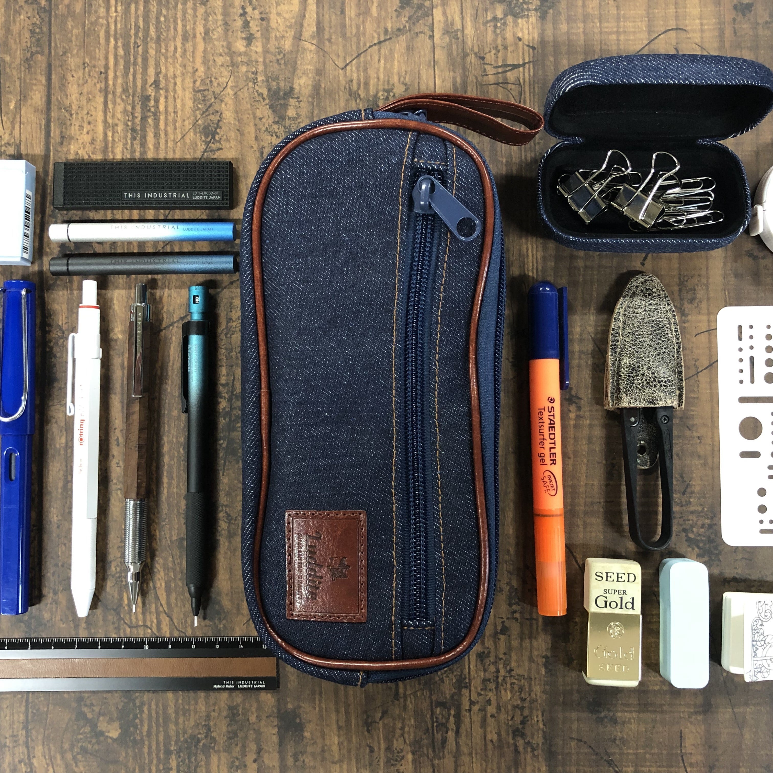 デニム リゾネートペンケース | Luddite ラダイト