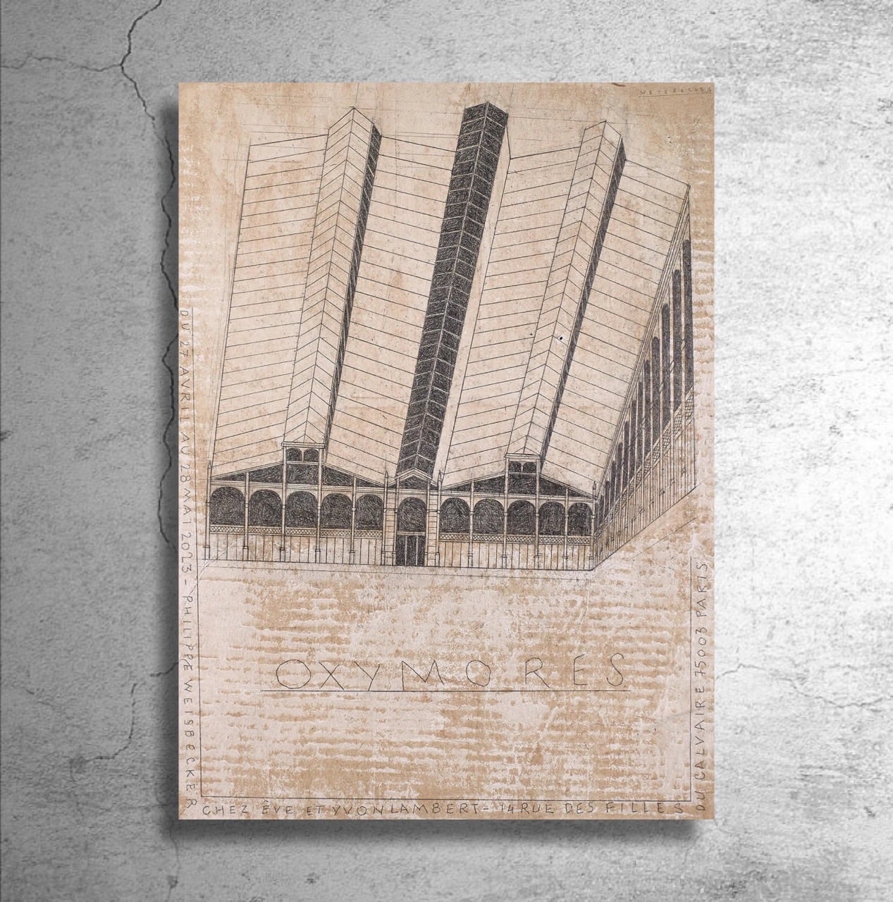 フランス限定国内未入荷 額装付き フィリップワイズベッカー展示 2023