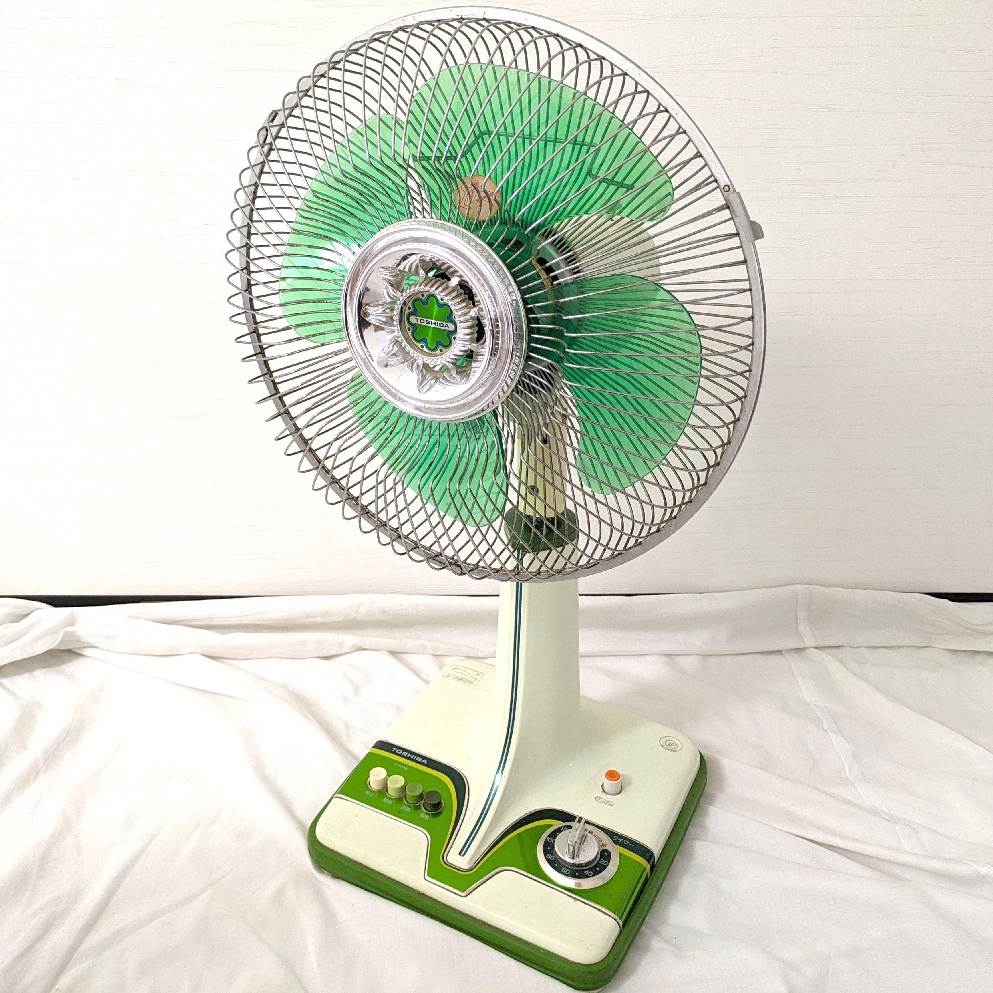 TOKYO SHIBAURA ELECTRIC 動かない扇風機 オブジェ アート TOSHIBA