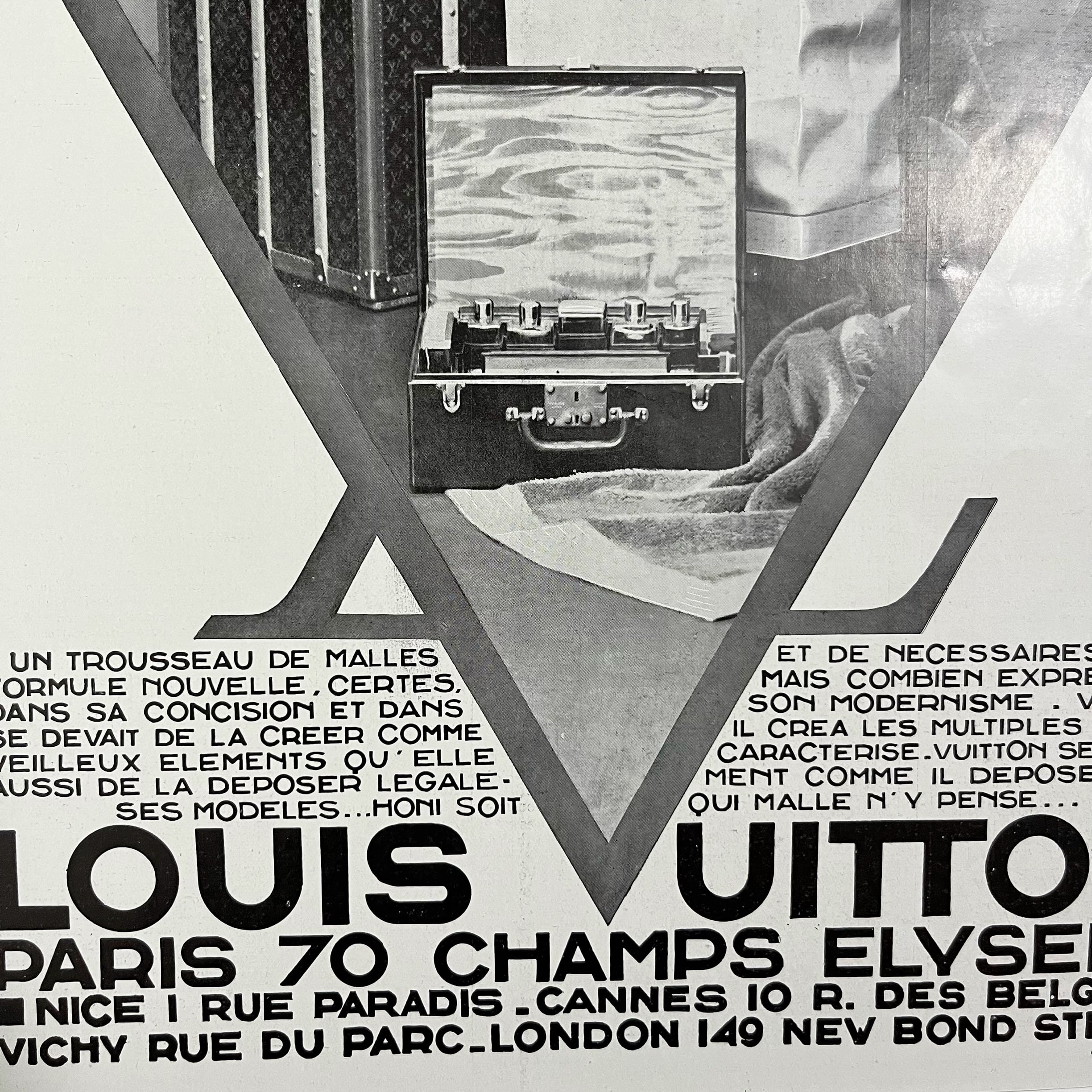 1931年 L'ILLUSTRATION “LOUIS VUITTON”広告 1931 広告＞ Louis