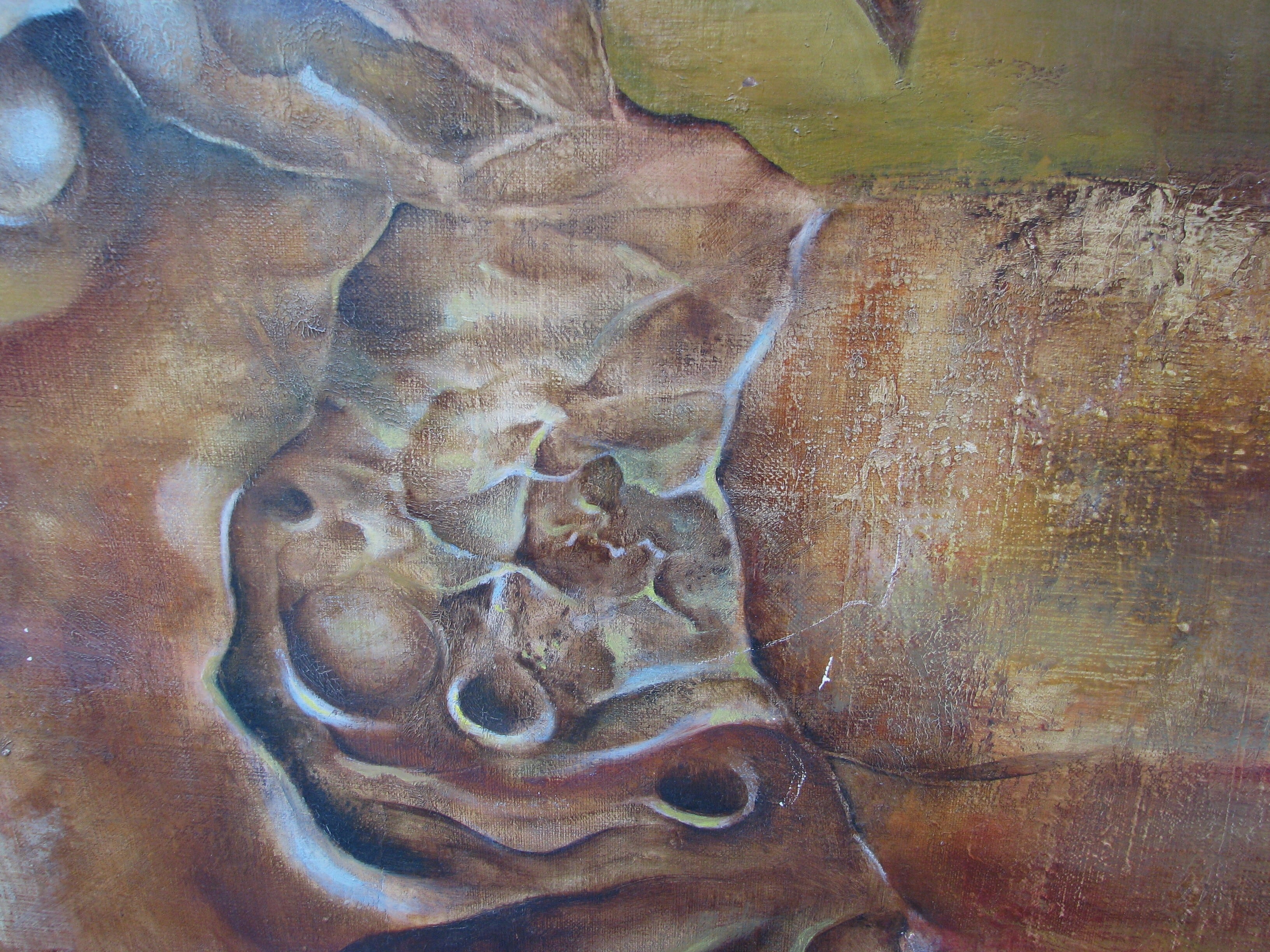 大澤哲郎「untitled to-485」F80号アクリル変幻自在な複合技法