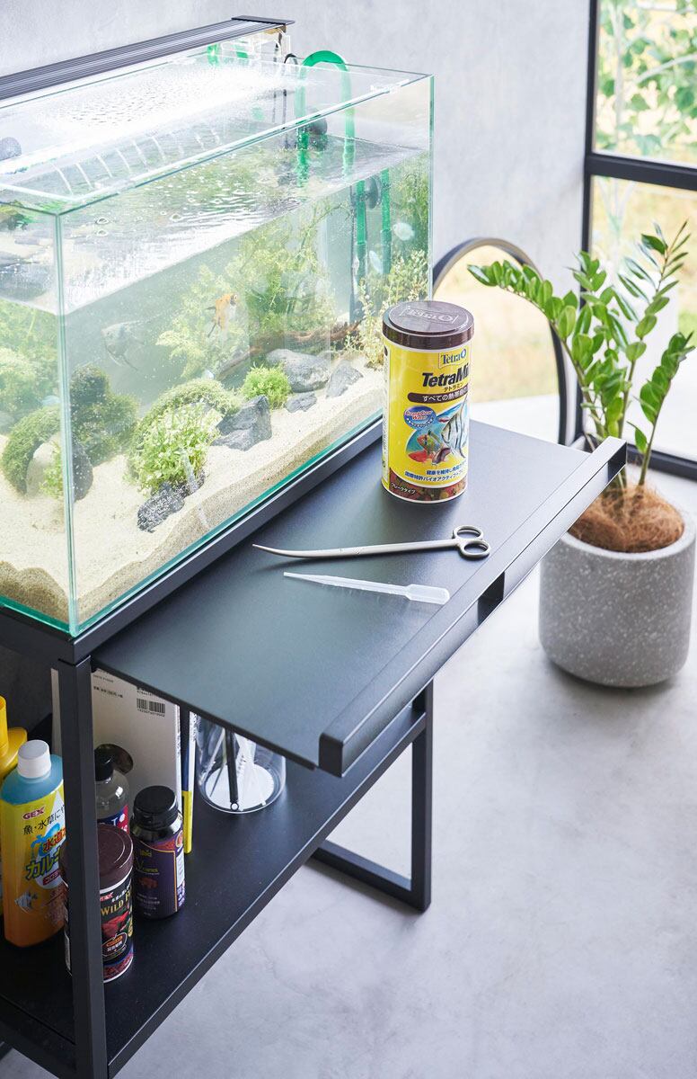 水槽台 山崎実業 tower タワー 水槽ラック ブラック | CDF 暮らしを