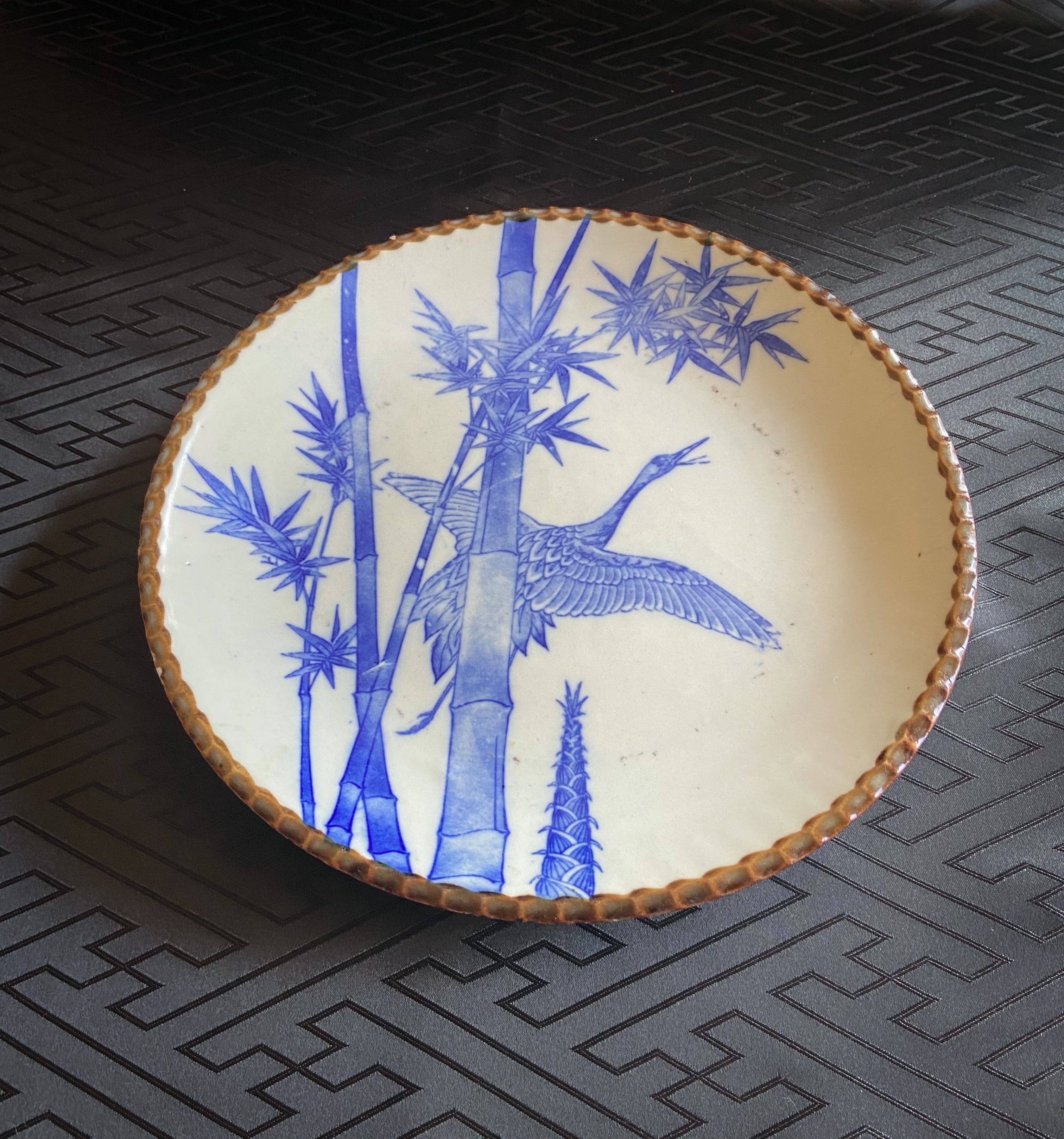 アンティーク染付 皿207