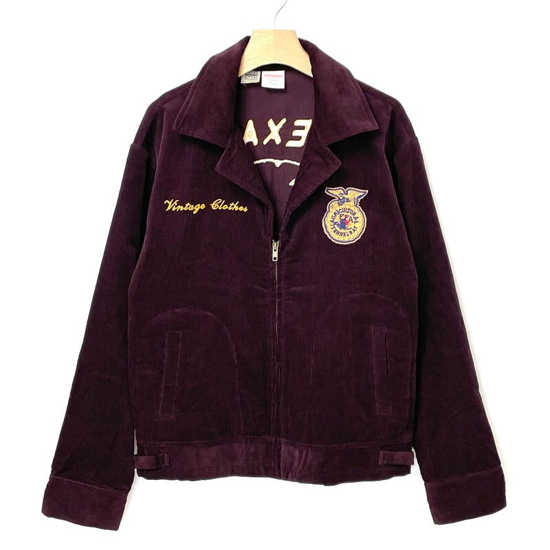 復刻】TEXAS WICHITA FALLS RIDER バーガンディー FFA コーデュロイ
