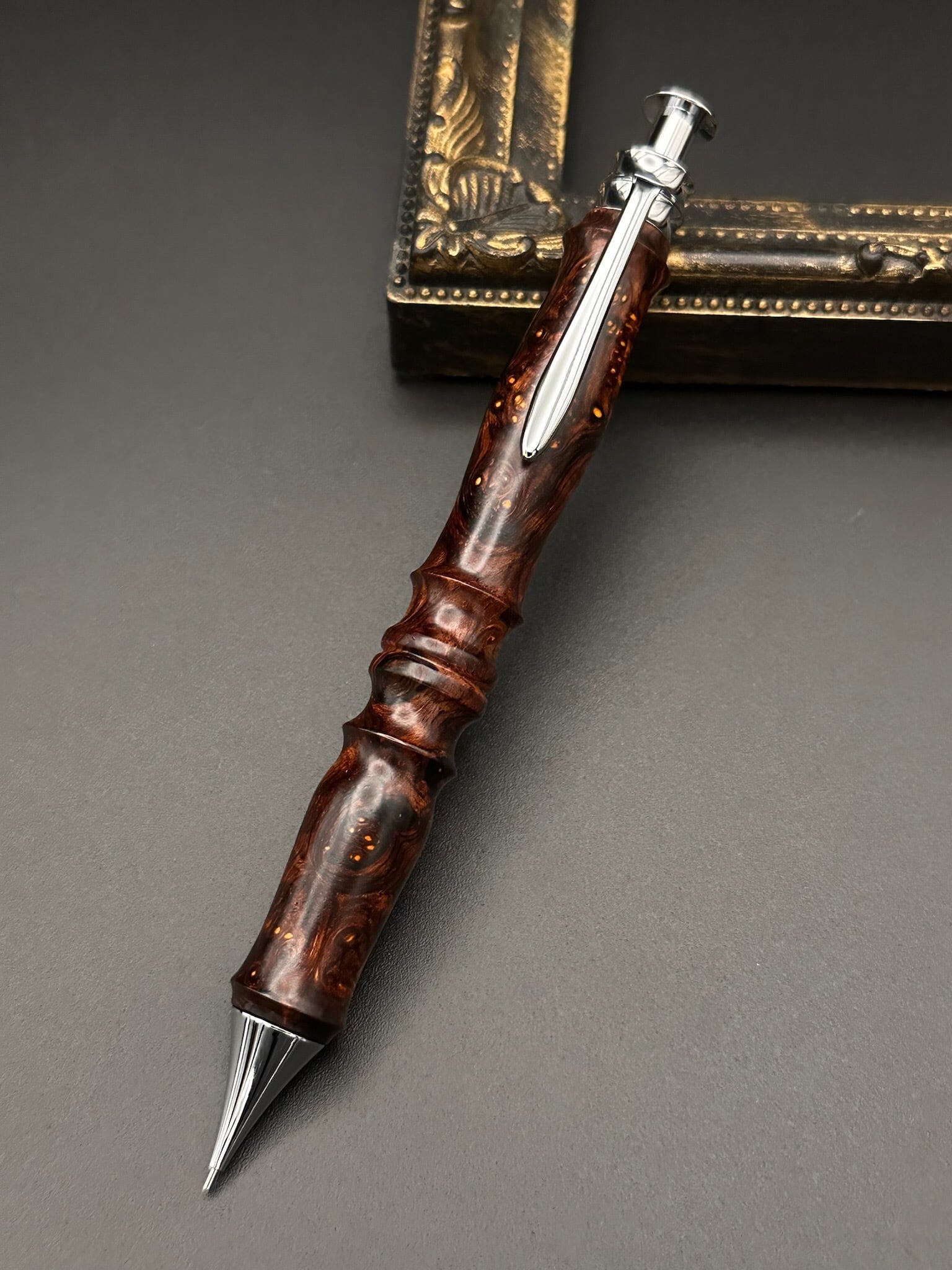 24時間以内発送】ボナン 欅 シャープペンシル 真鍮 24時間以内発送