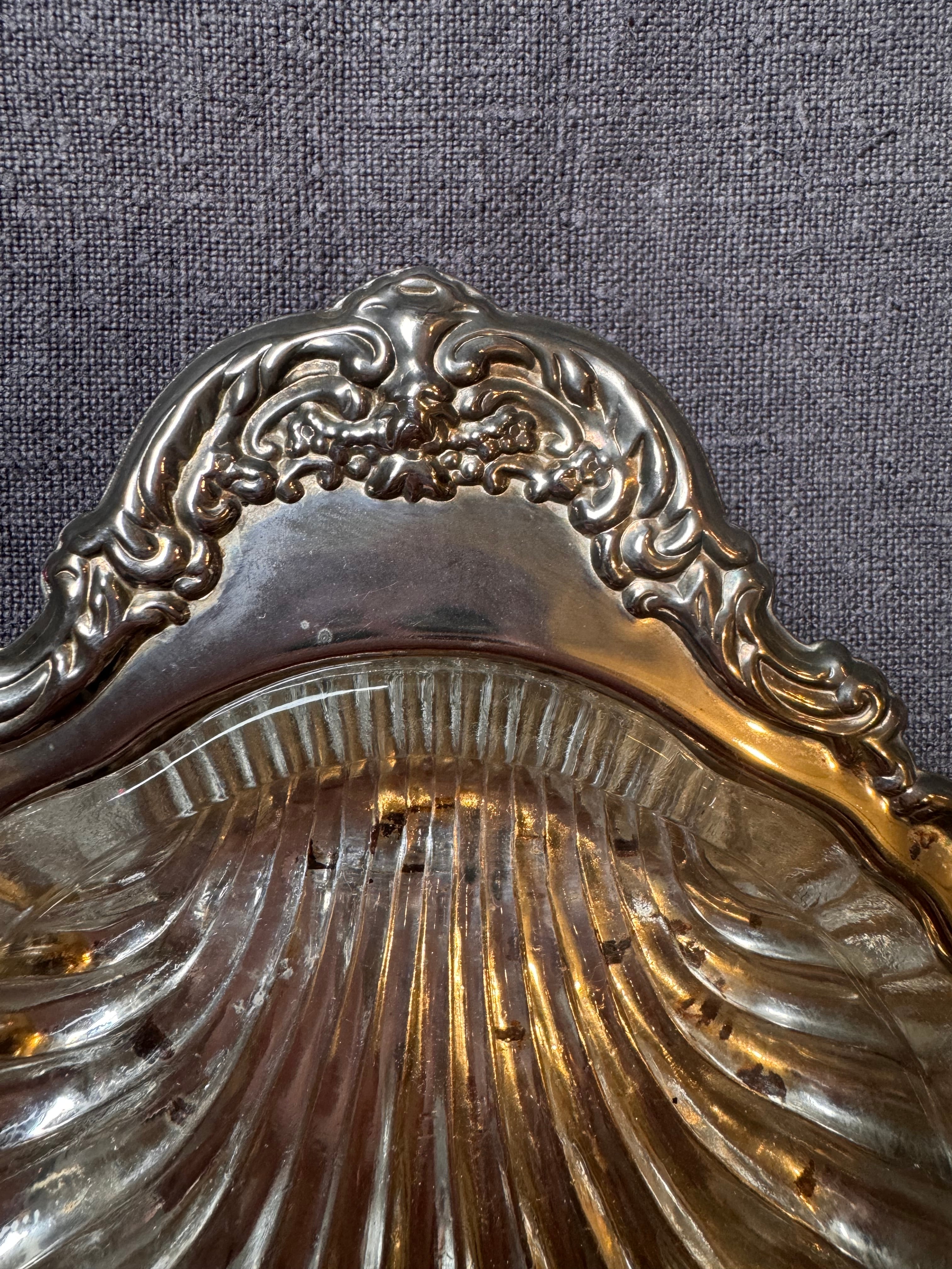 フランスアンティーク トレイガラス付き | Chandelle