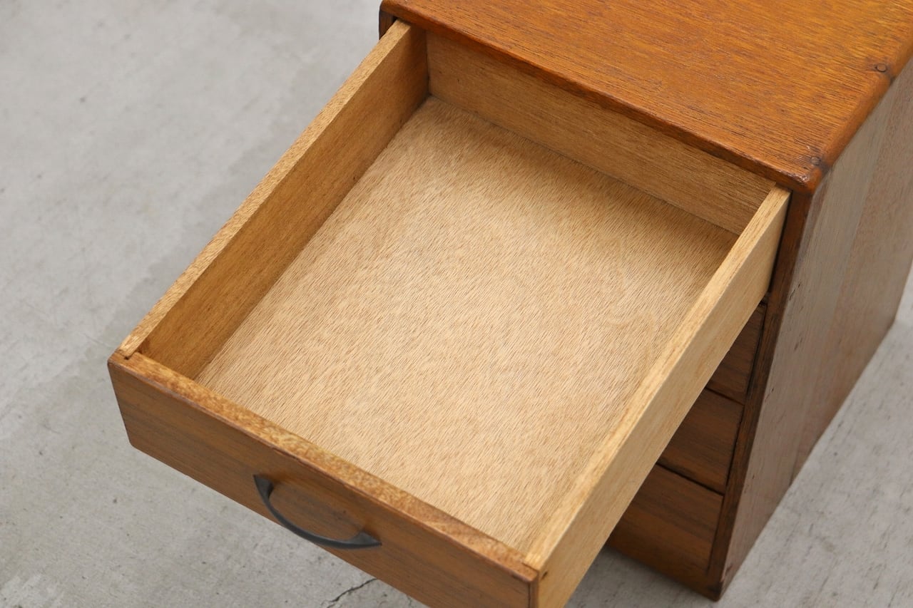 レトロ 3杯 小引き出し A4 収納 抽斗 書類 小物入れ ヴィンテージ