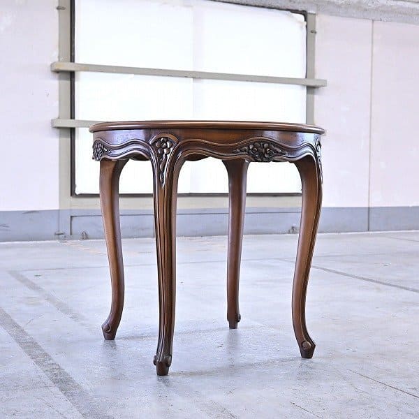 カリモク ドマーニ 「ルイ15」サイドテーブル 象嵌細工 ロココ様式