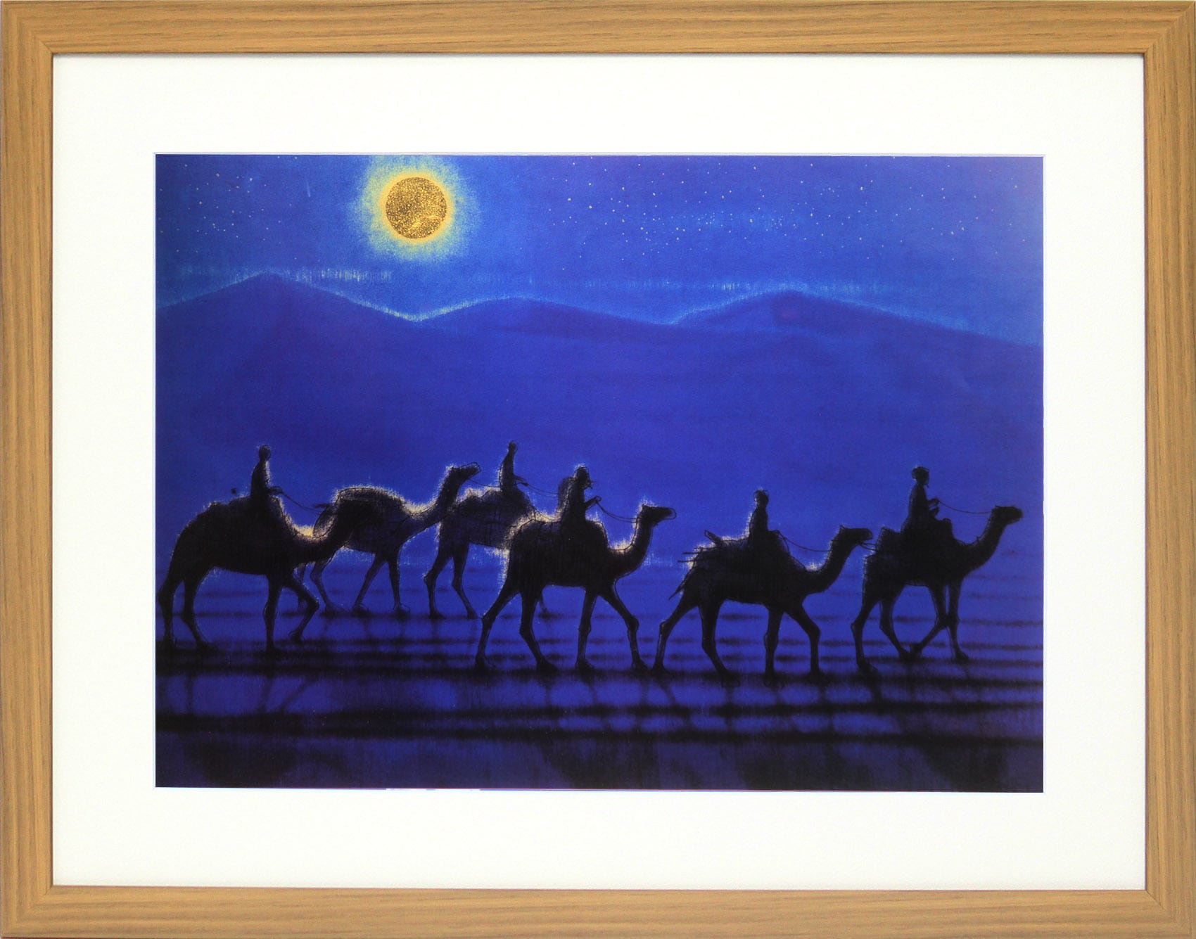 平山郁夫、佐保路の池、画版・限定、落款・版上サイン入、新品額装付