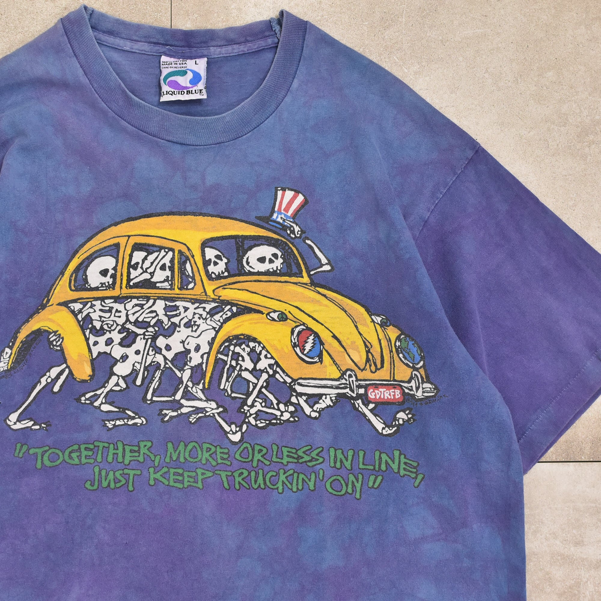 90s USA LIQUID BLUE GRATEFUL DEAD T-shirt | 古着屋 grin days
