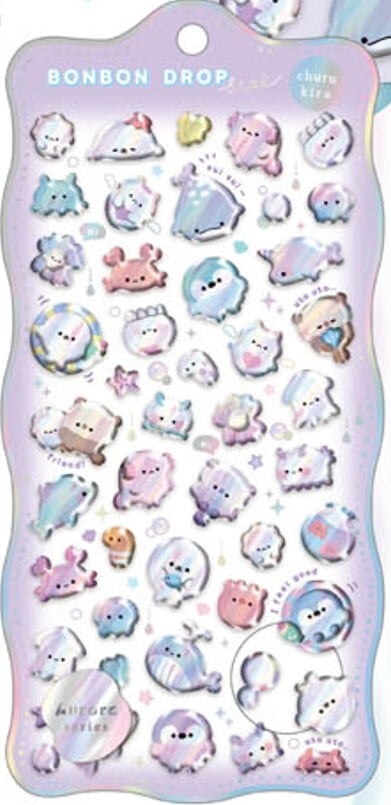シール ボンボンドロップシール（オーロラ） 第4弾 11月下旬入荷