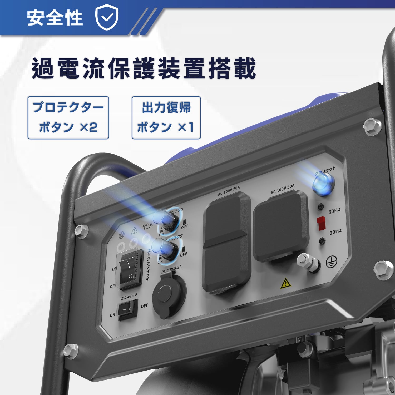 インバーター発電機 GH4500i 定格出力4.0kVA オープン型 ガソリン発電