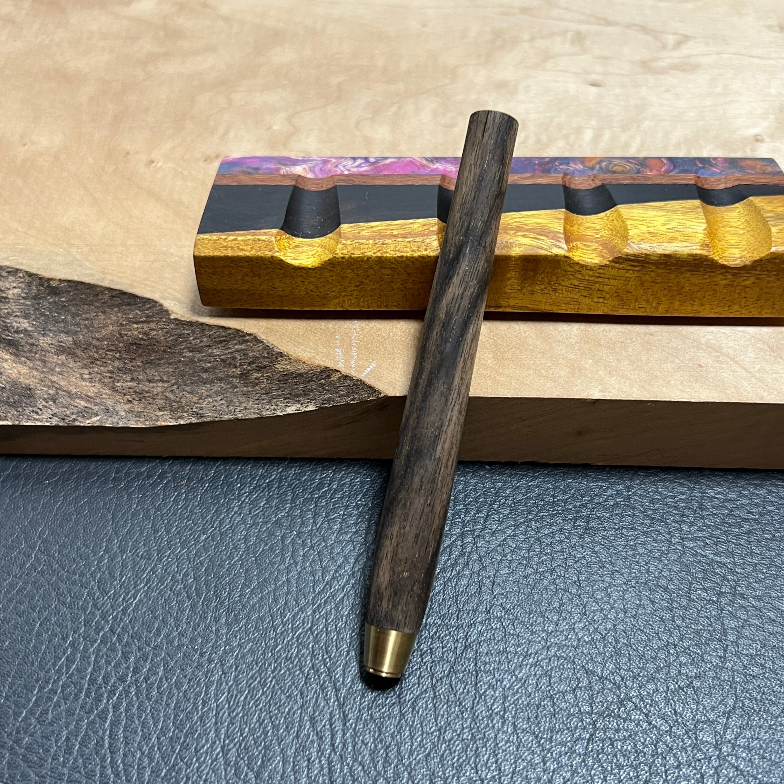 54黒柿 PG-5用木軸 真鍮 無塗装 | handwood