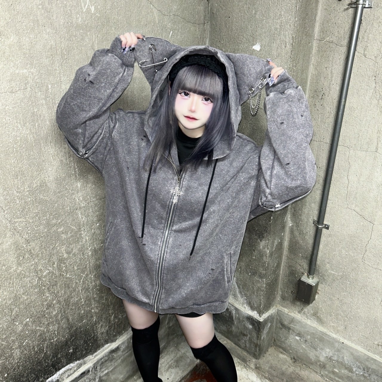 SURGERY パーカー surgery サージェリー パーカー 紫 サージェリー