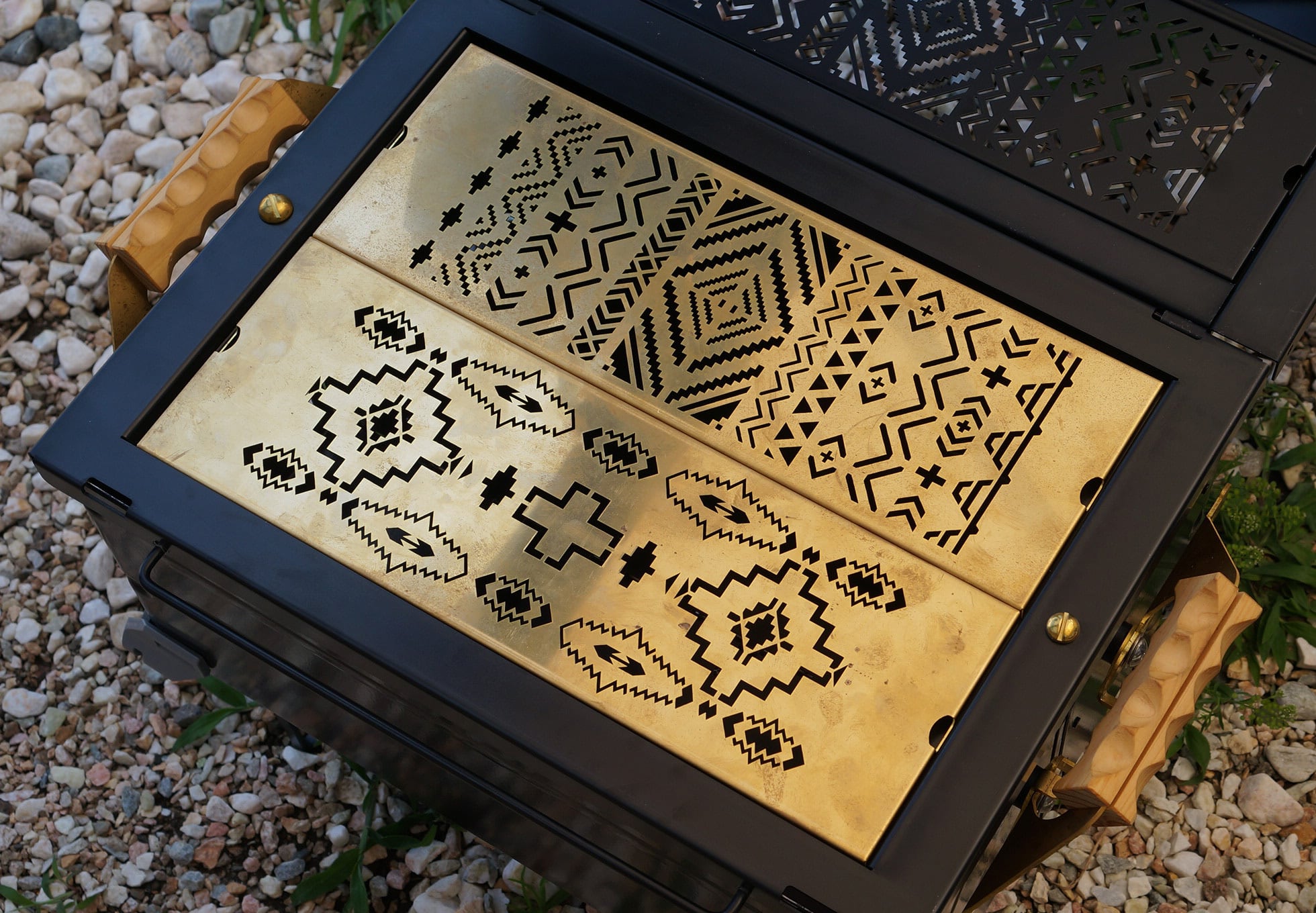 シェルコン25 アイアントップフレーム 天板 ブラック スノーピーク