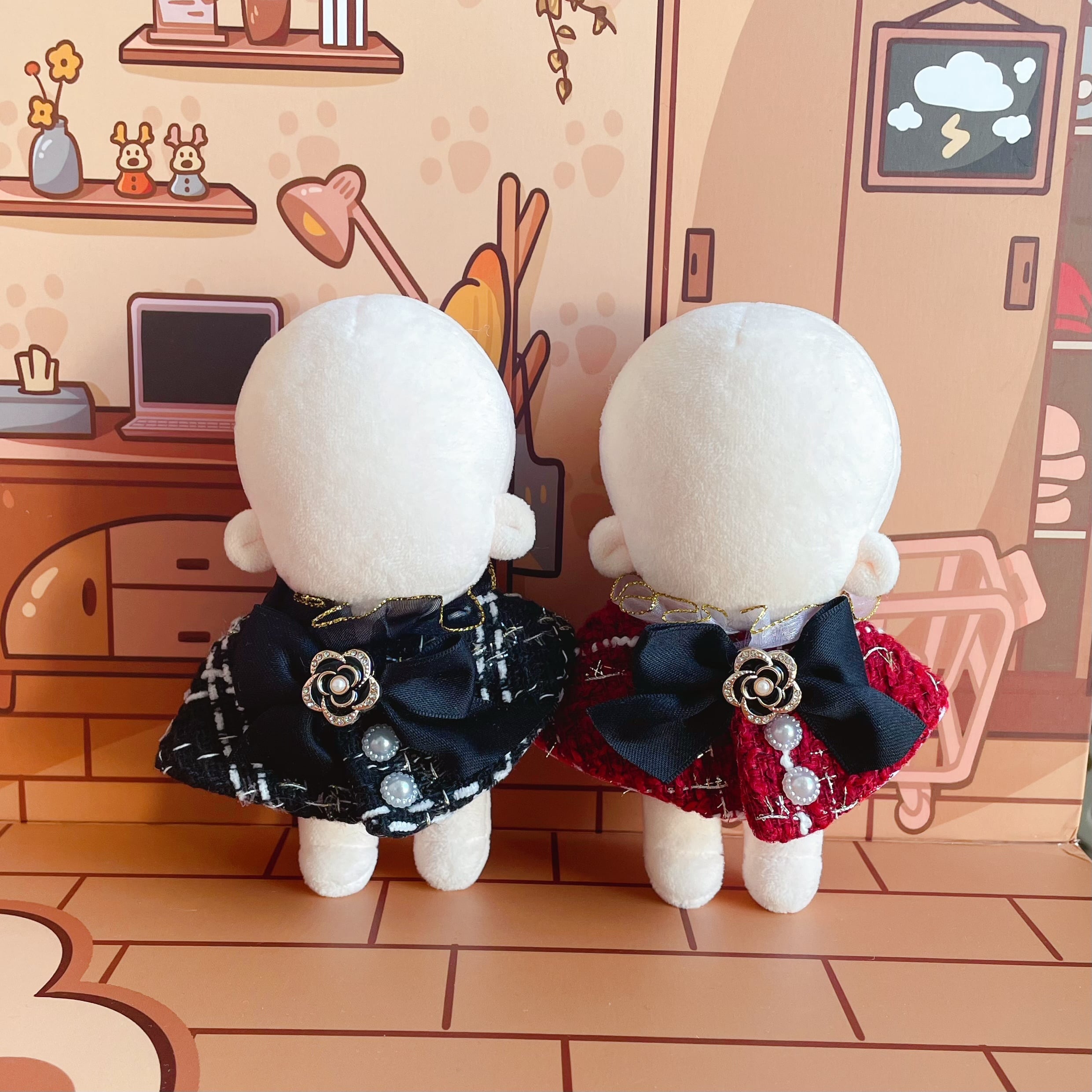 10cm15cmぬいぐるみ用 着せ替え服 ぬい服 ちびぬい服 フリーサイズ