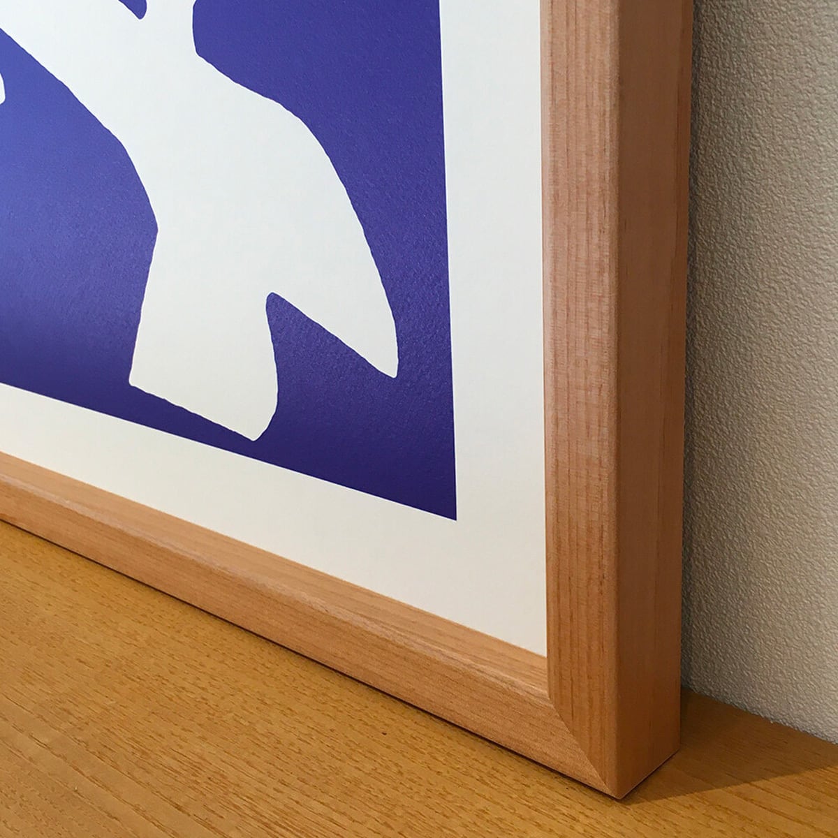 額縁付き] アンリ・マティス「青い鳥」アートポスター ナチュラル