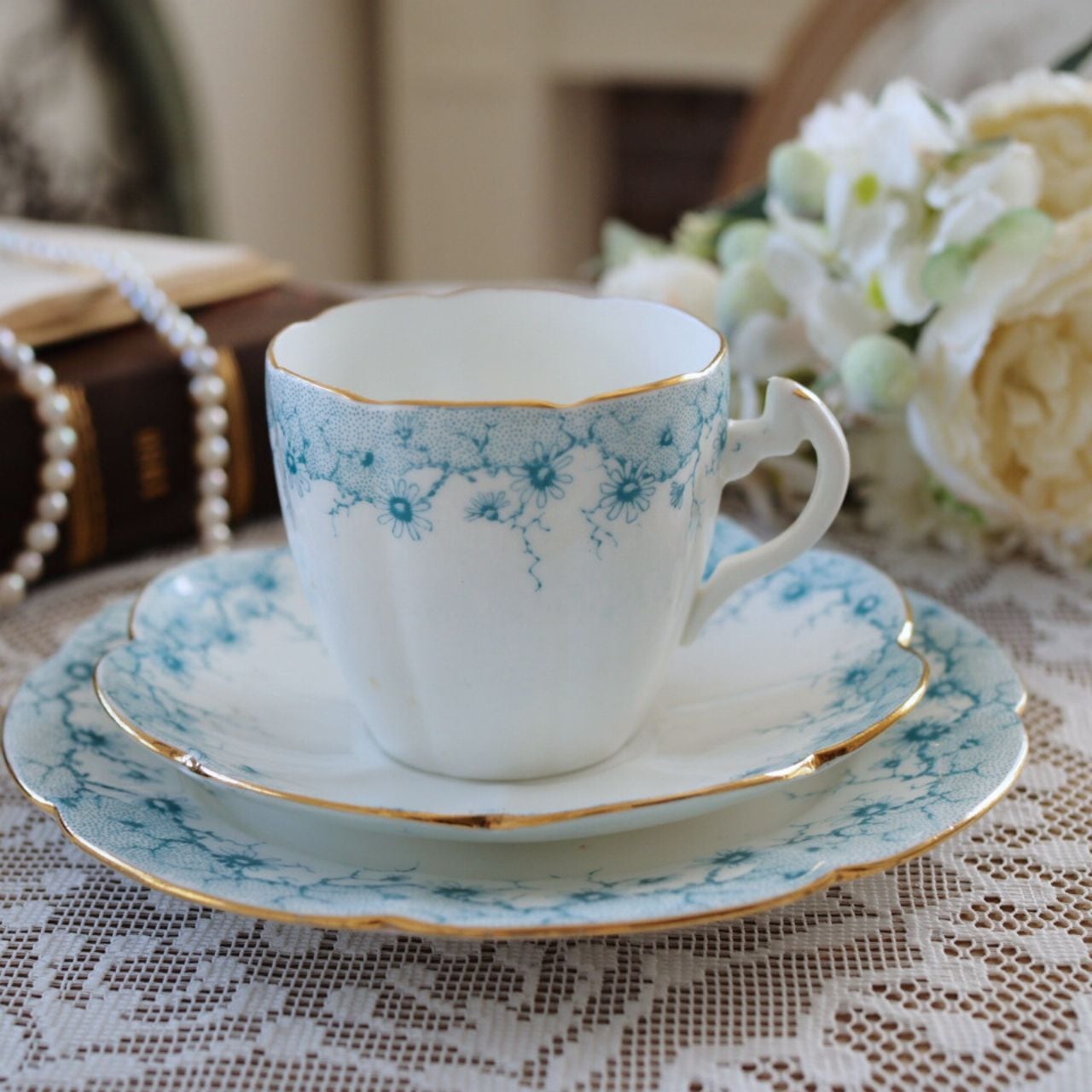 卸売 【希少】Wileman（ワイルマン／Pre-Shelley） アンティークトリオ