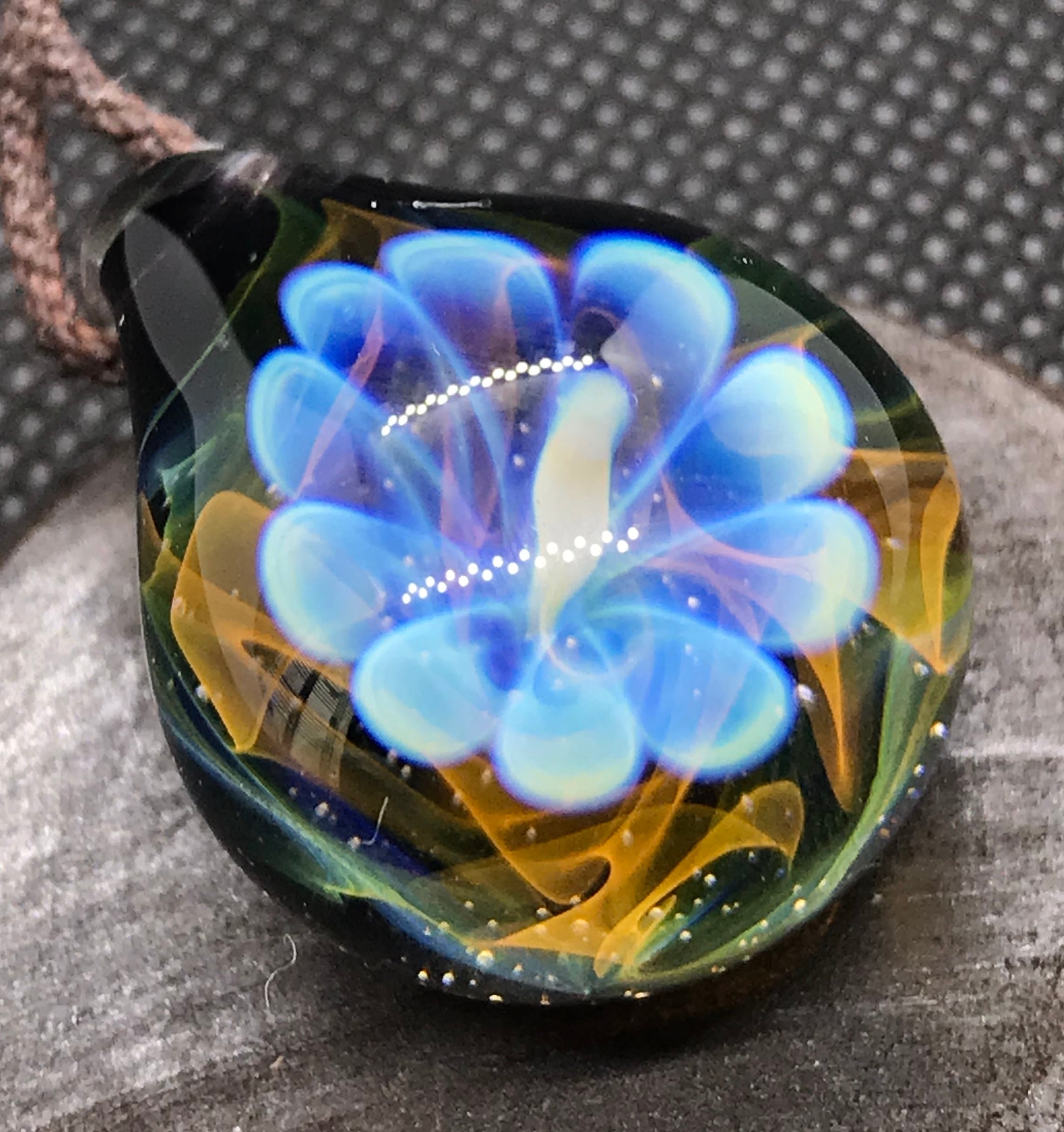 ボロシリケイトガラスペンダント cajunglass