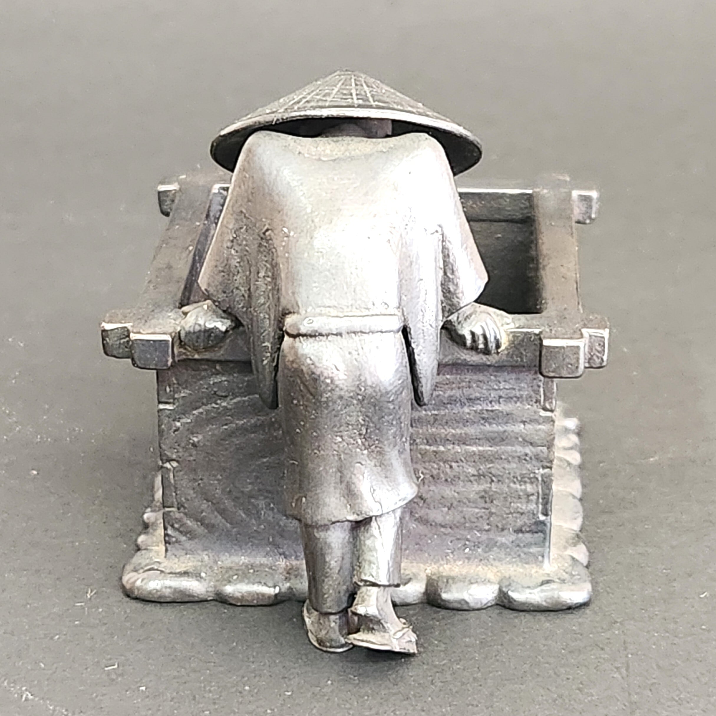 茶道具 蓋置 一ノ瀬宗辰 砂張 笹蟹蓋置 蟹 カニ 蓋置