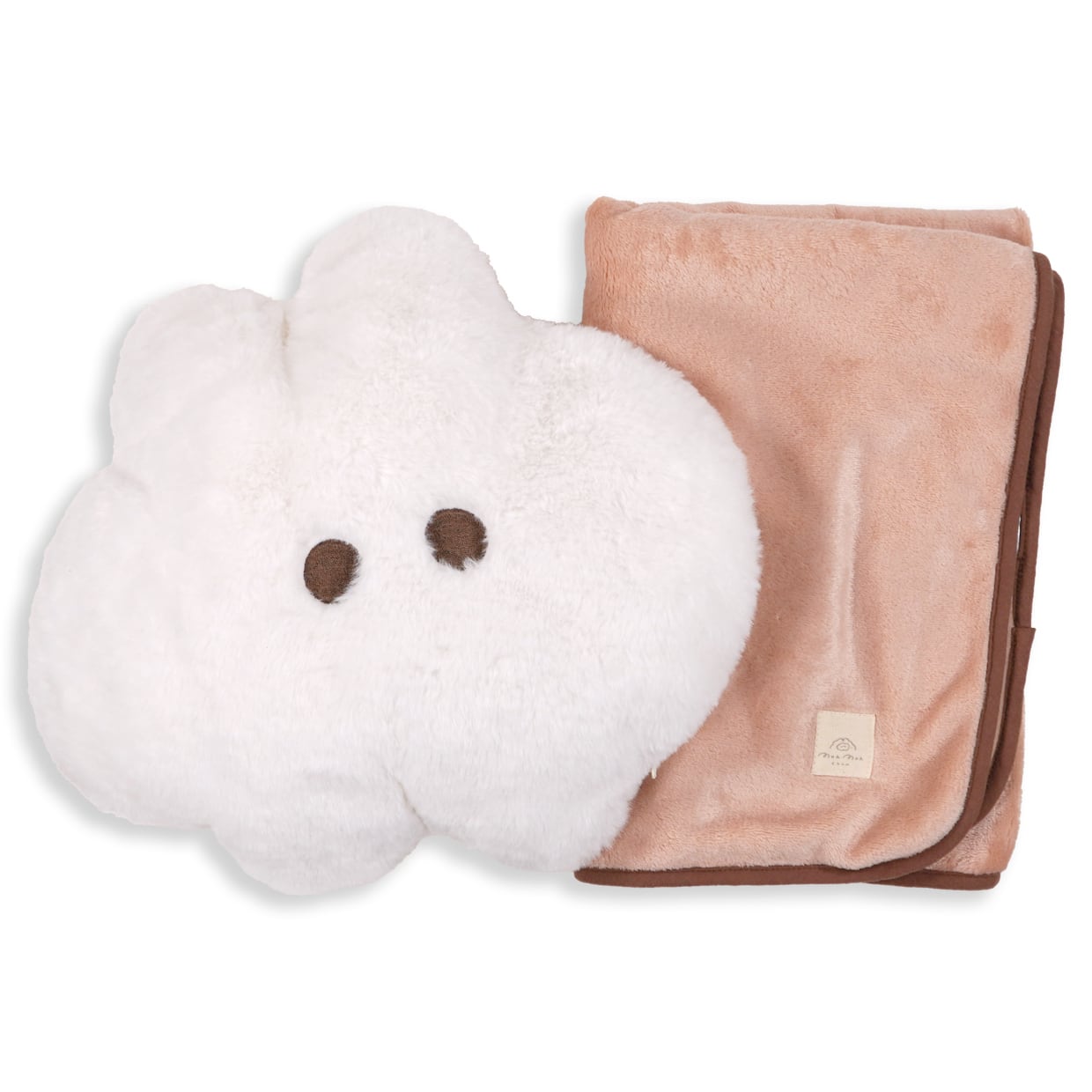 なでウサクッションブランケット/サックス（MK-569） | もくもくちゃん