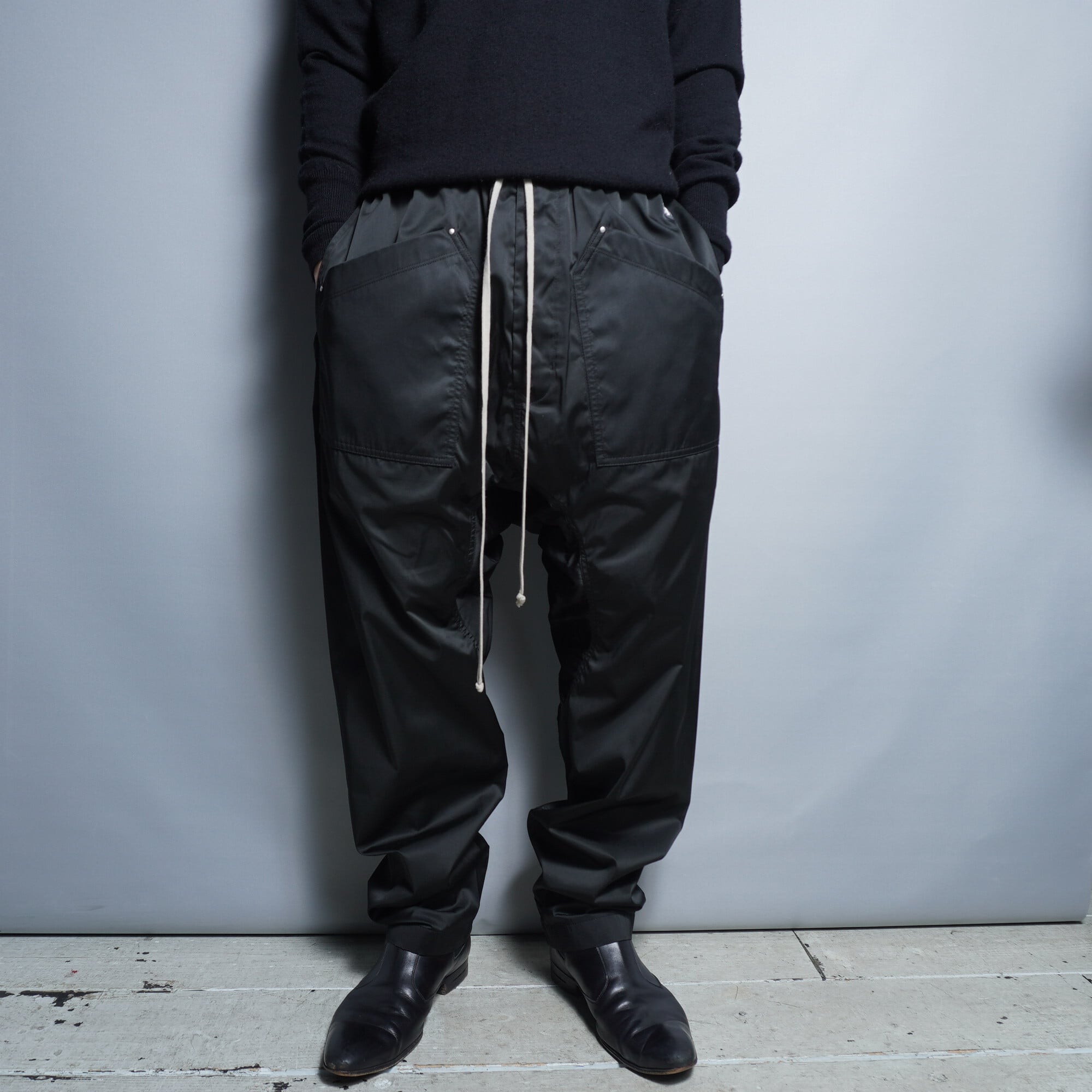 Rick owens ナイロン サルエルパンツ Rick Owens サルエルパンツ