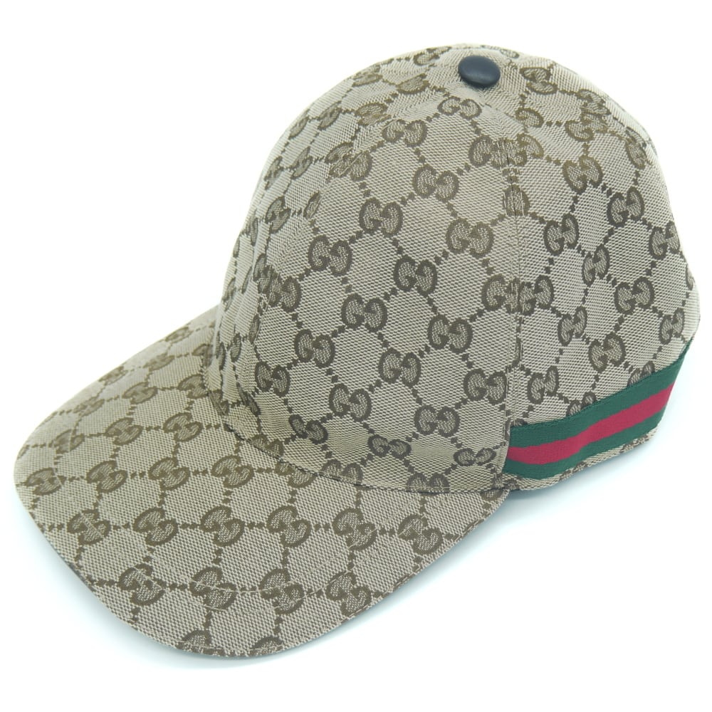 GUCCI グッチ GGキャンバス ベースボールキャップ 帽子 200035・601491