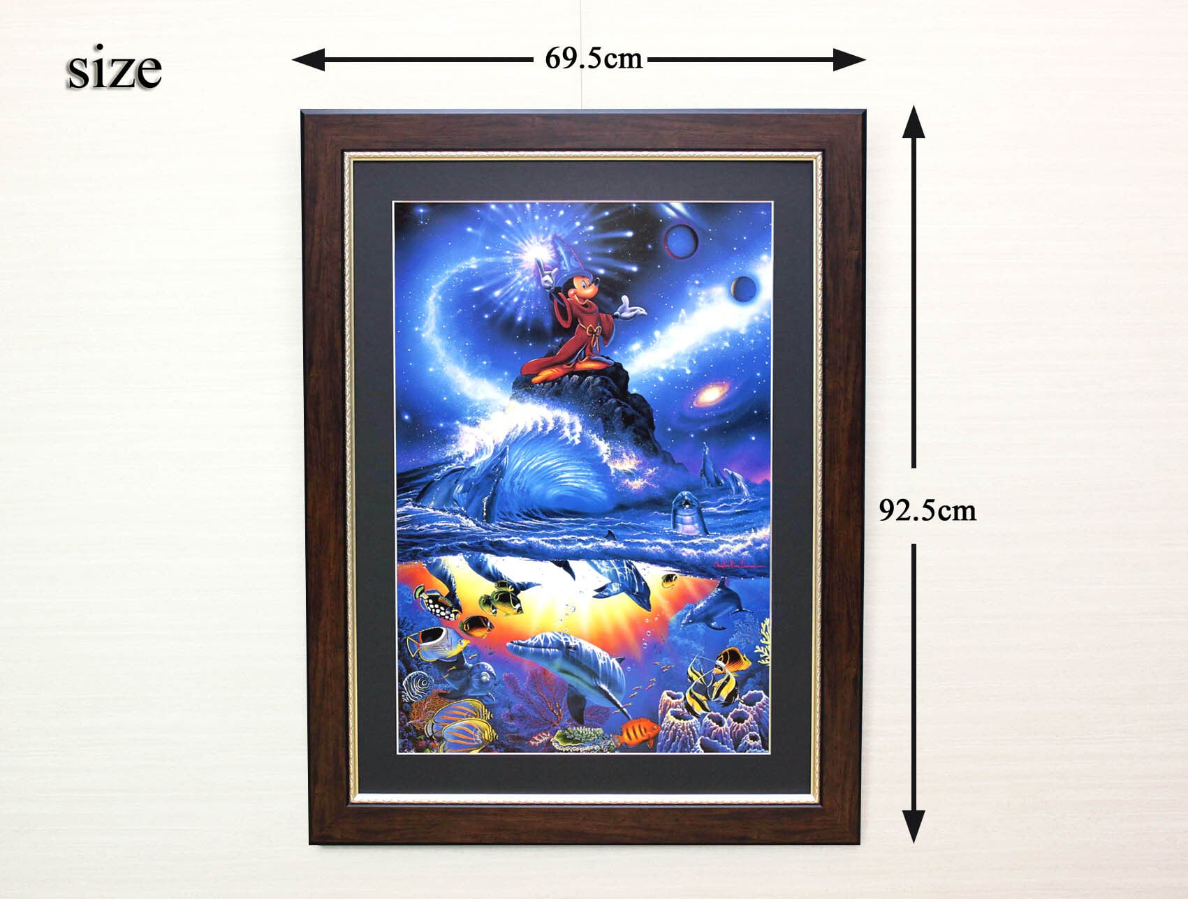 ラッセン ディズニー ポスター「ミッキーマウス/ソーサラー オブ ザ