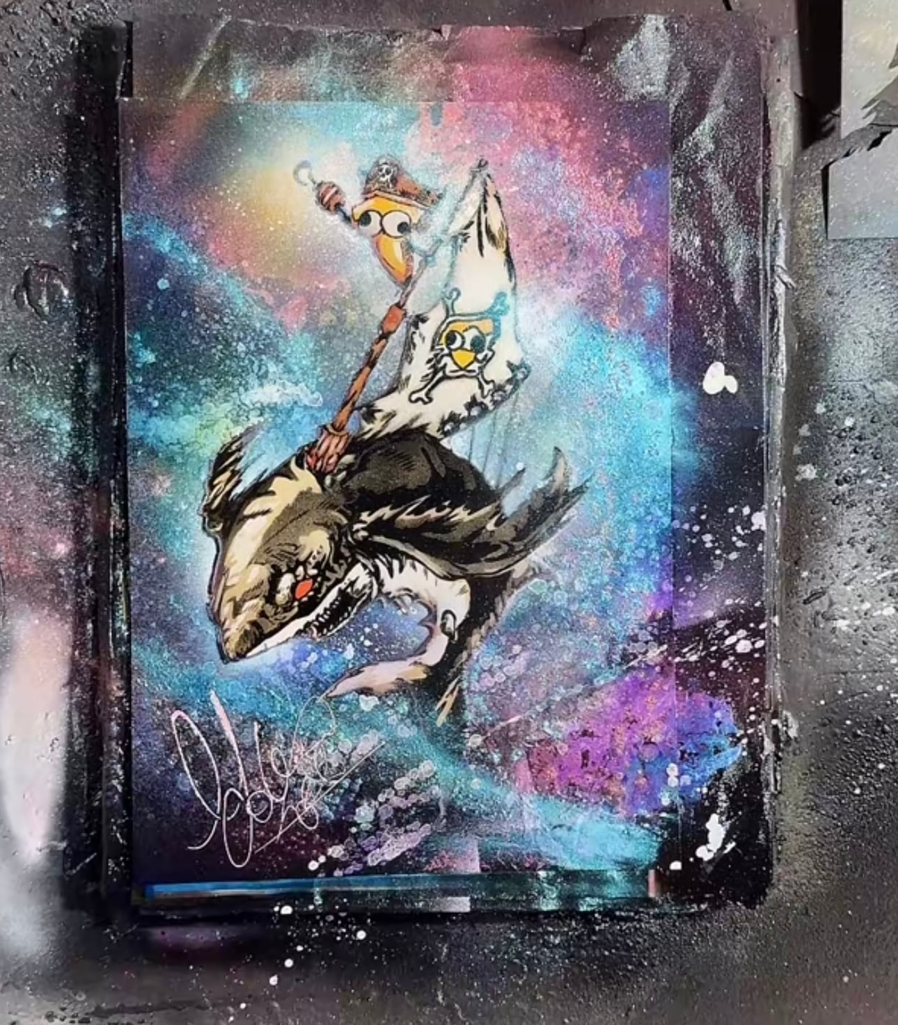 スプレーアート F6 キャンバス 原画 【公式通販】