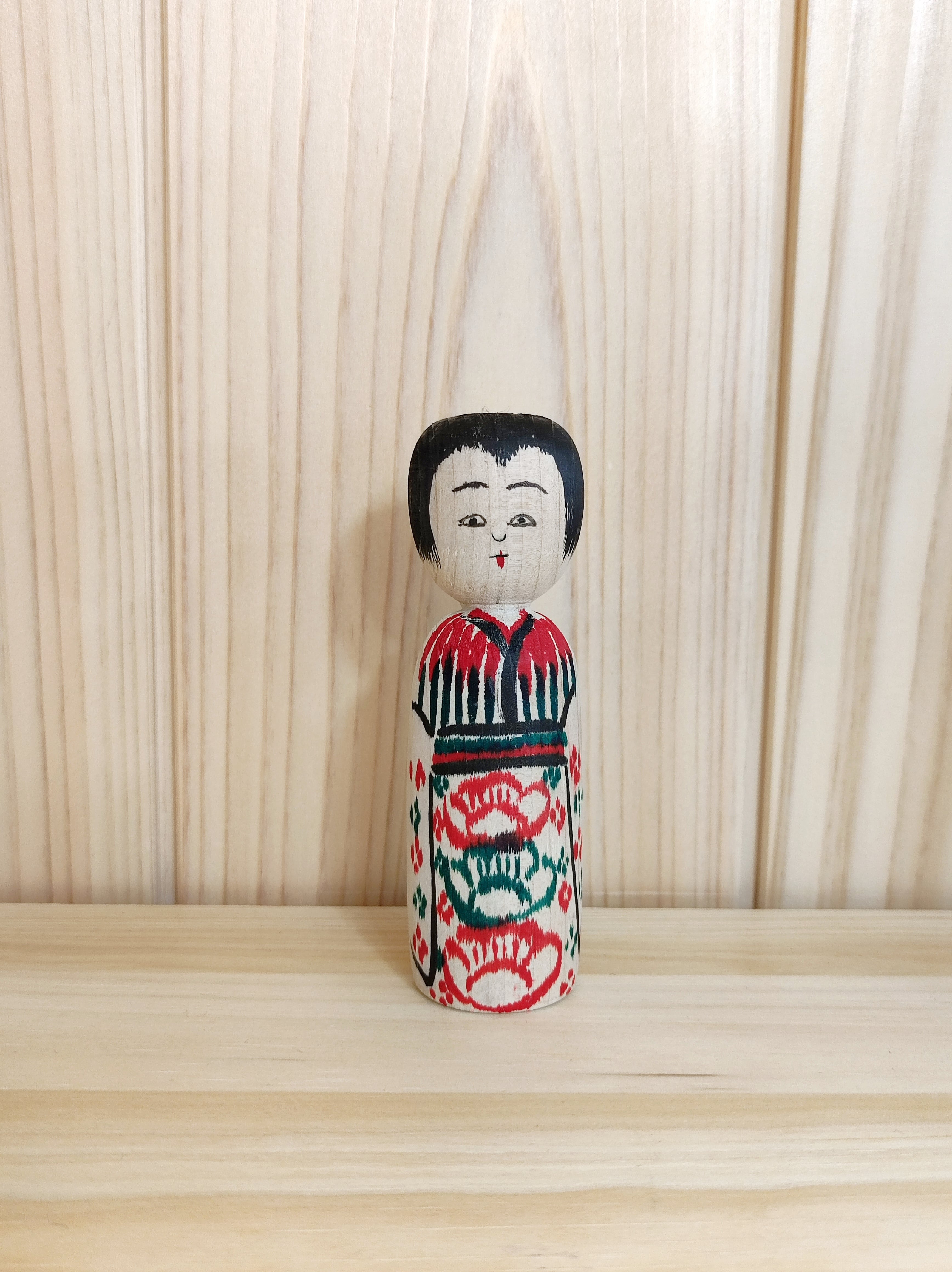 本間功工人：木地山系】こけし：約3寸 9㎝ N3IH-9 | SHIBUYA_KOKESHI