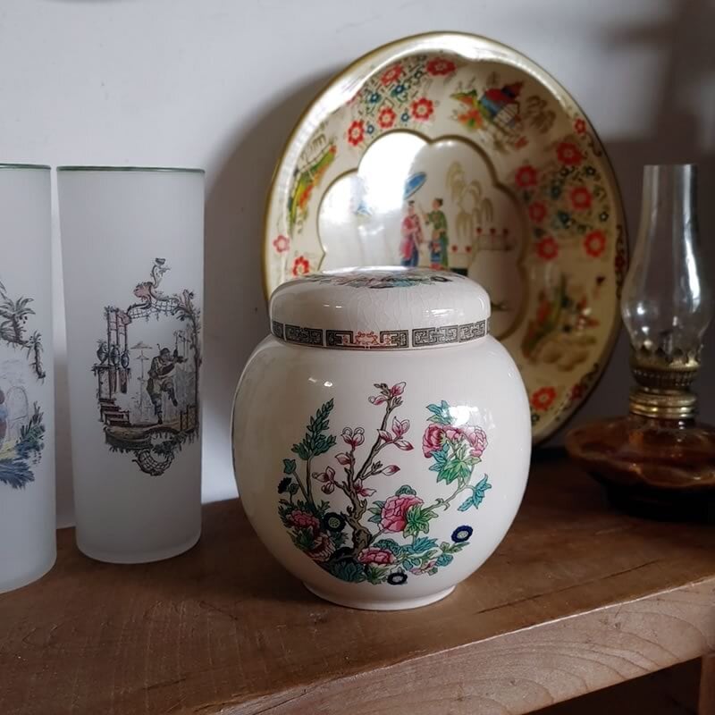 250823-1】MASON'S社 ジンジャーポット イギリス ヴィンテージ 250823