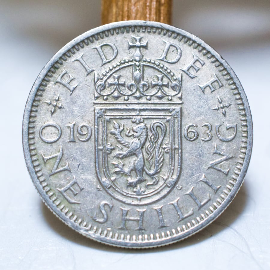 コインリング イギリス 1シリング(Elizabeth II) スコットランド