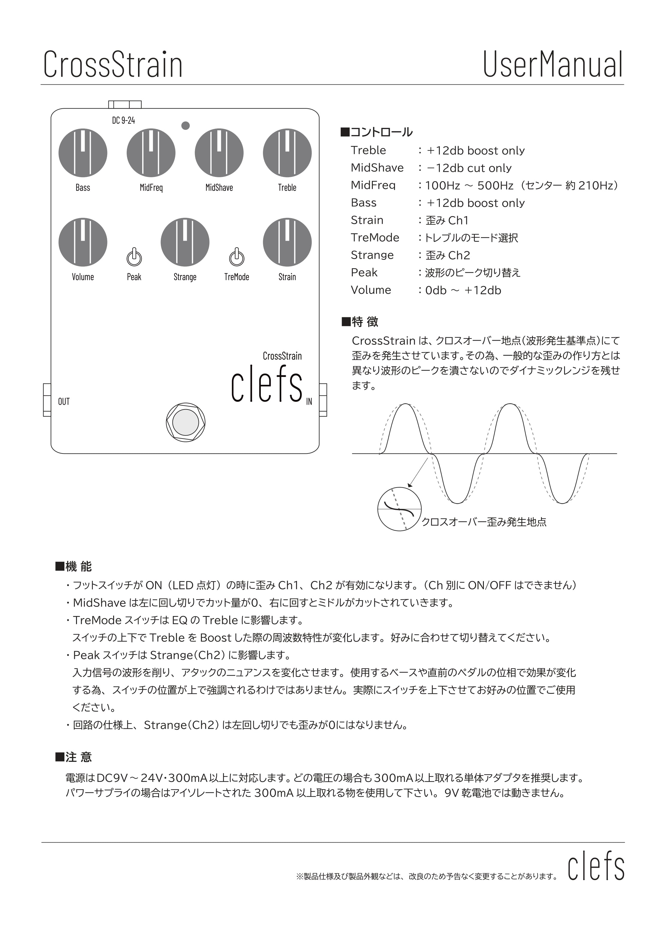 clefs #4 CrossStrain | clefs