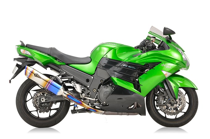 Ninja ZX-14R（'12～'20） リアルスペック ツイン スリップオン チタン