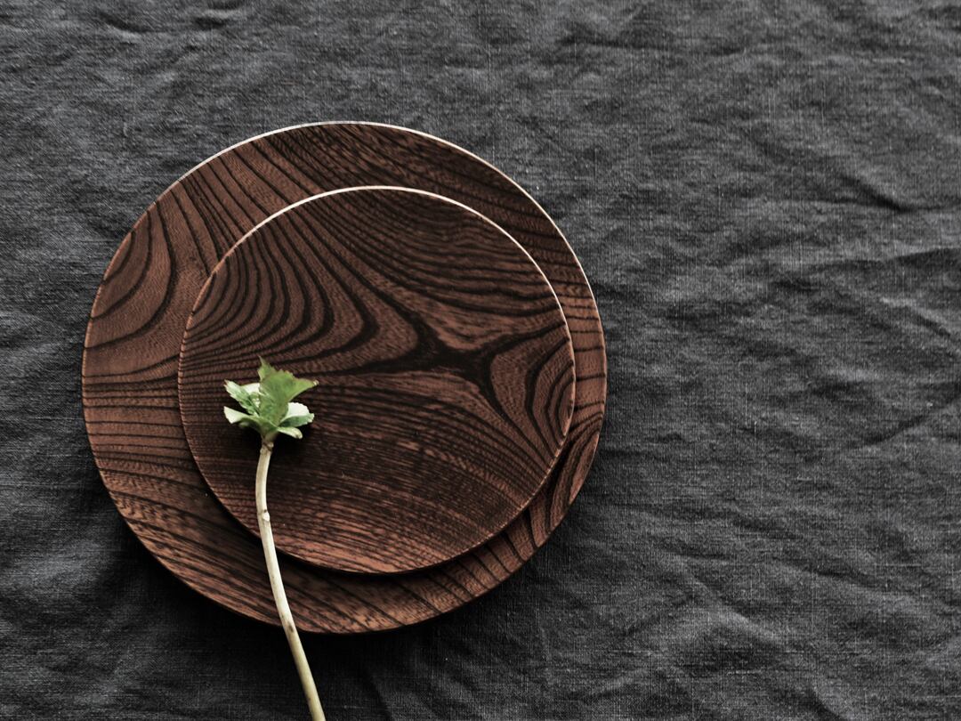 木の大皿 24㎝ | わたなべ木工芸WEB SHOP