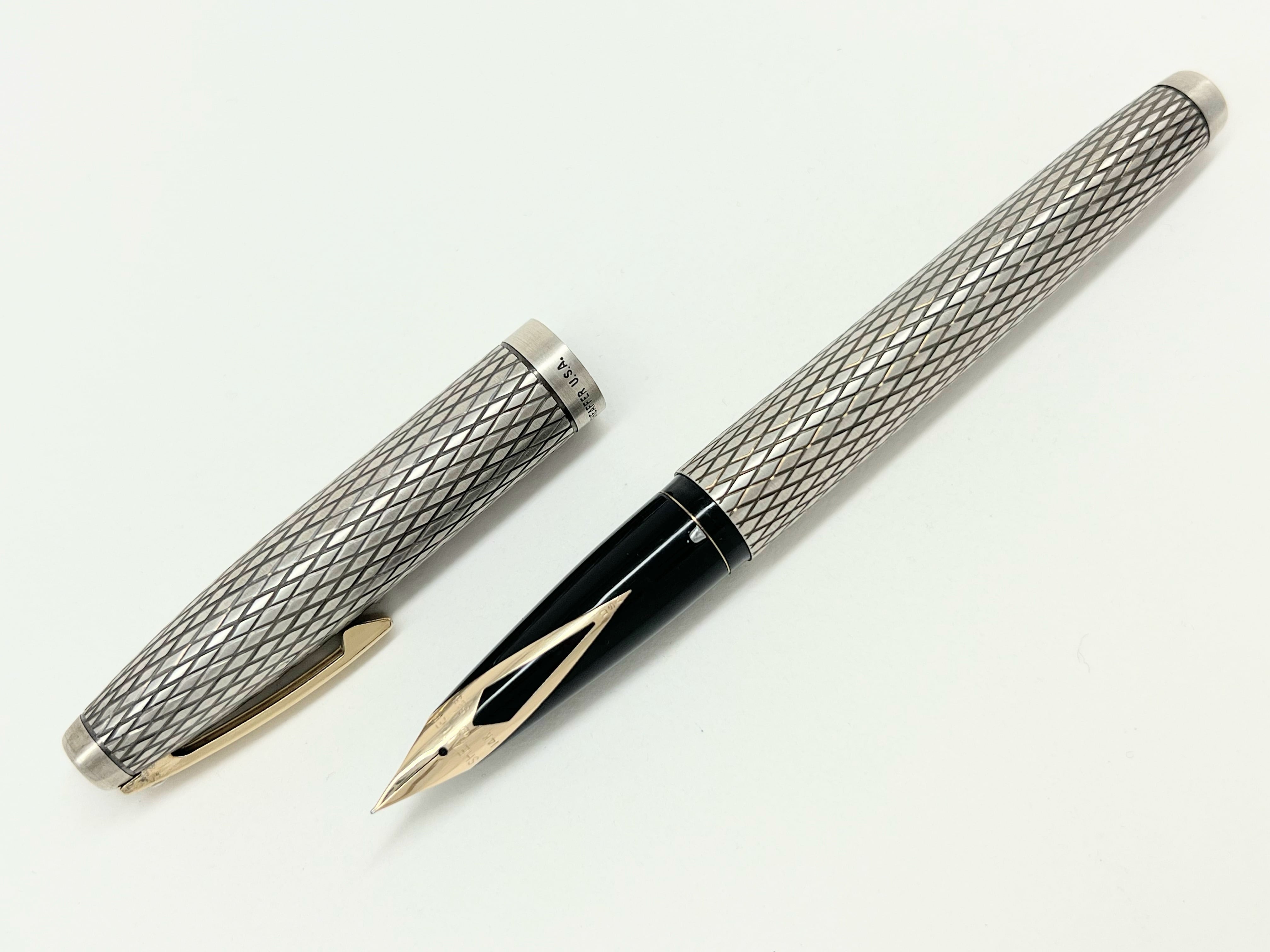 SHEAFFER シェーファー 万年筆 ペン先14K⁄585 STERLING SILVER