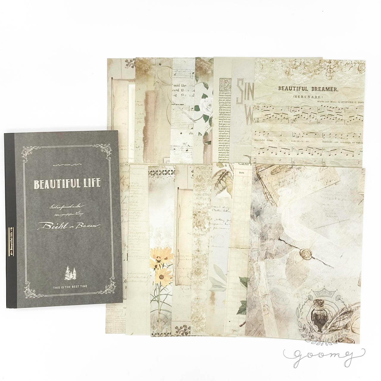 №12❷♡lien様♡両面印刷♡デザインペーパー16枚A 101