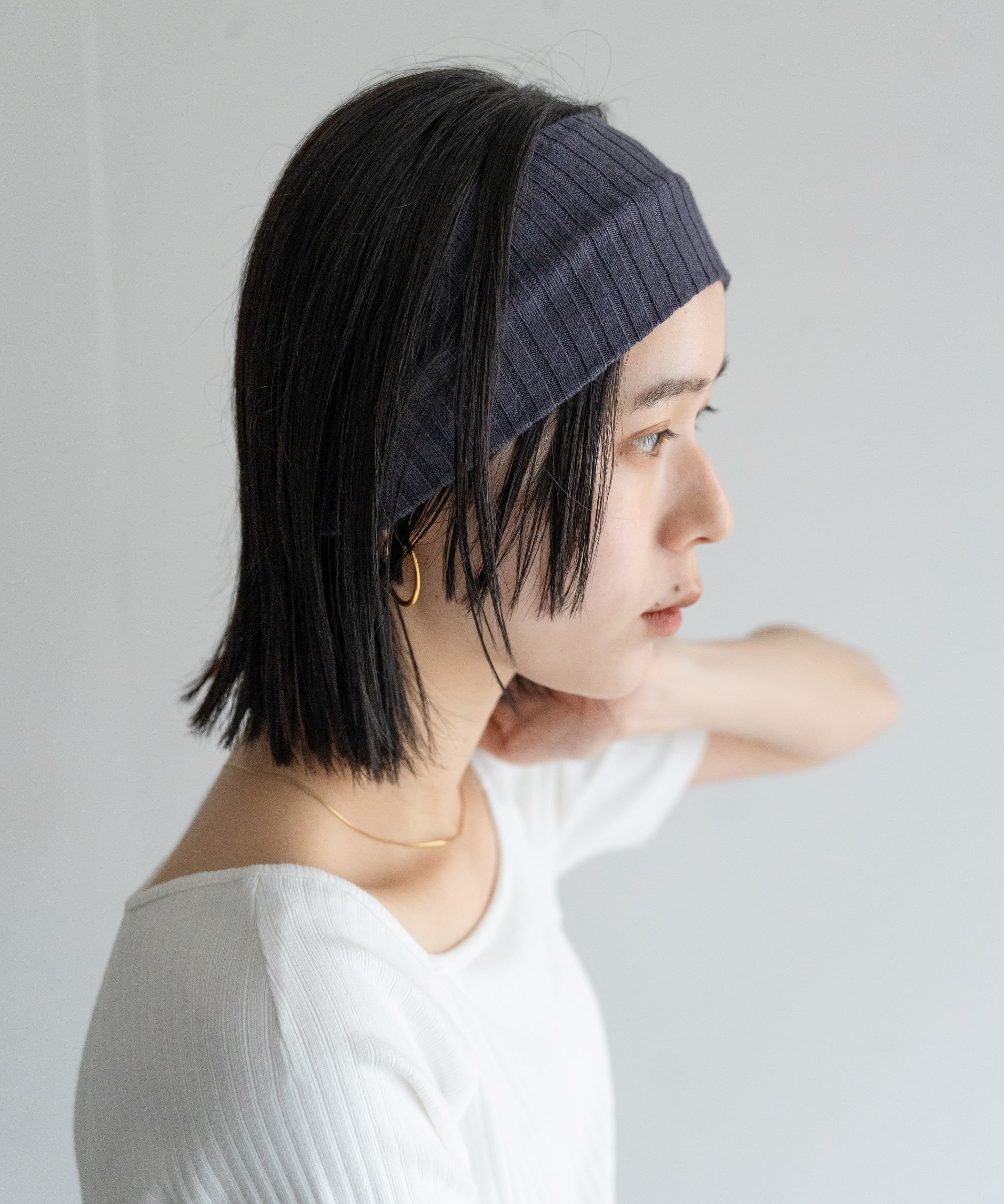 HUMAN MADE SHAGGY KNIT LOGO BAND ヘアバンド HUMAN MADE SHAGGY KNIT