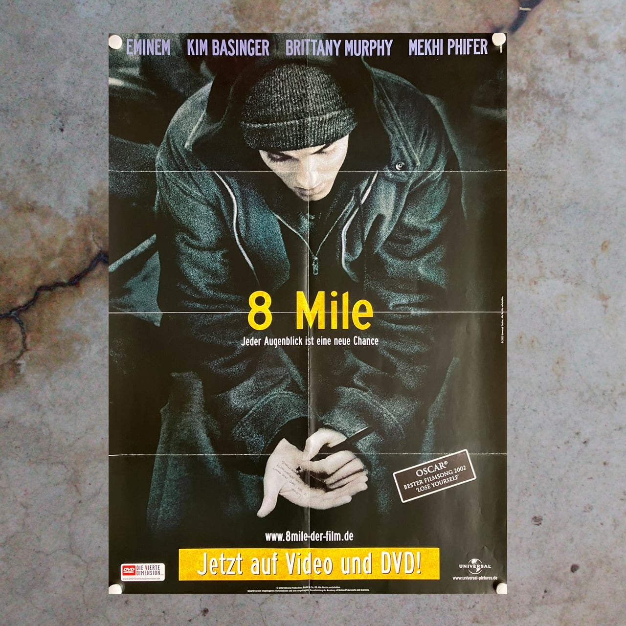 一部難有】B2 エミネム EMINEM ポスター 8マイル 8Mile 映画2