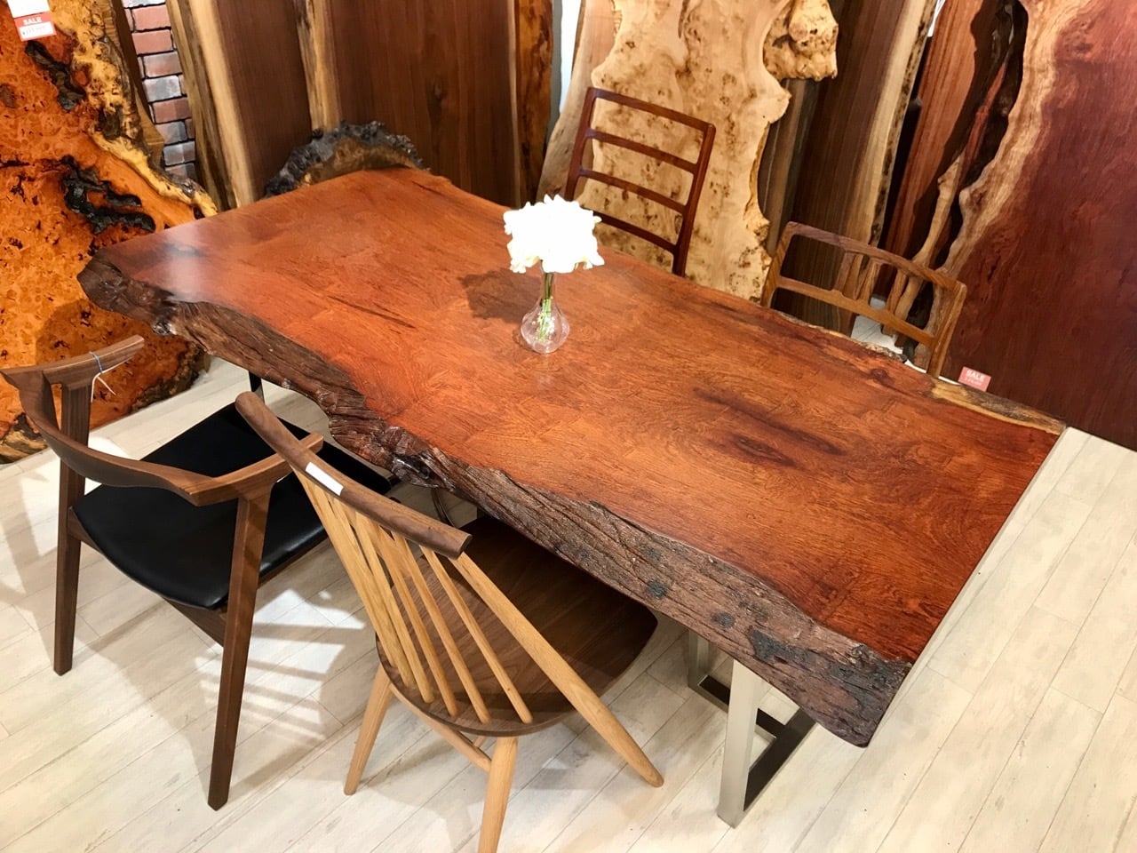 花梨 敷板 天板 一枚板 葡萄杢 玉杢 瘤杢 花台 天然木 置台 敷 【公式