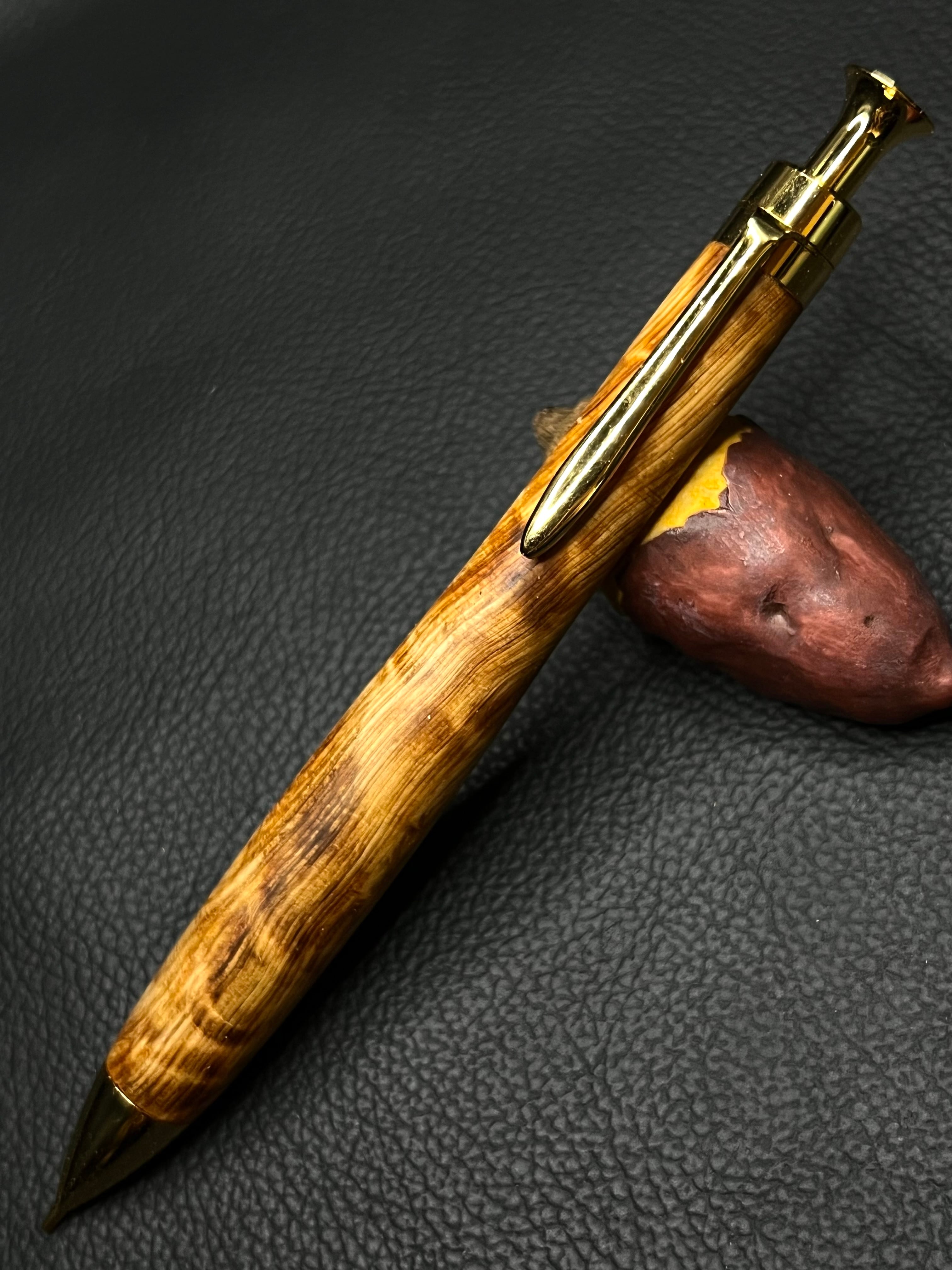 工房楔レースシーオークシャープペン❗️固定式口金付き❗️