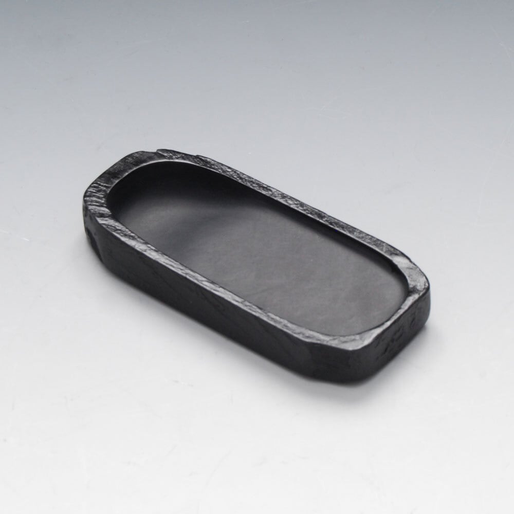 雄勝硯 天然型共蓋付三五度 105×45×21mm | ogatsusuzuri