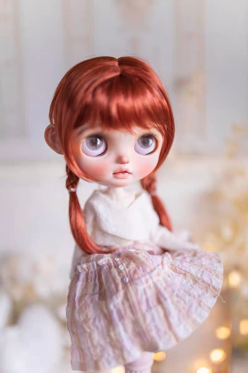 値下げ❗️即日発送】 coffee 14モヘアウィッグBlythe 値下げ❗️即日