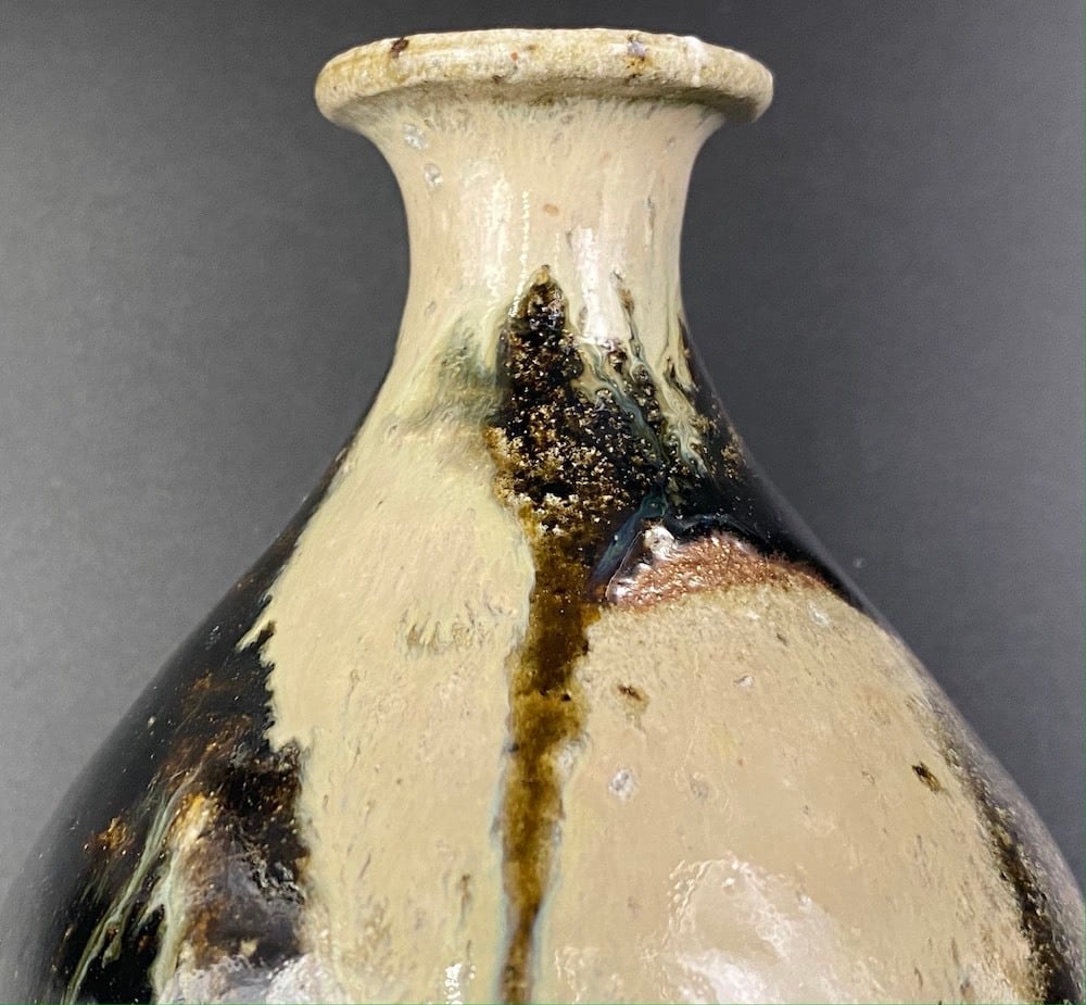 唐津焼 古唐津 絵唐津 花文 徳利 C R7827