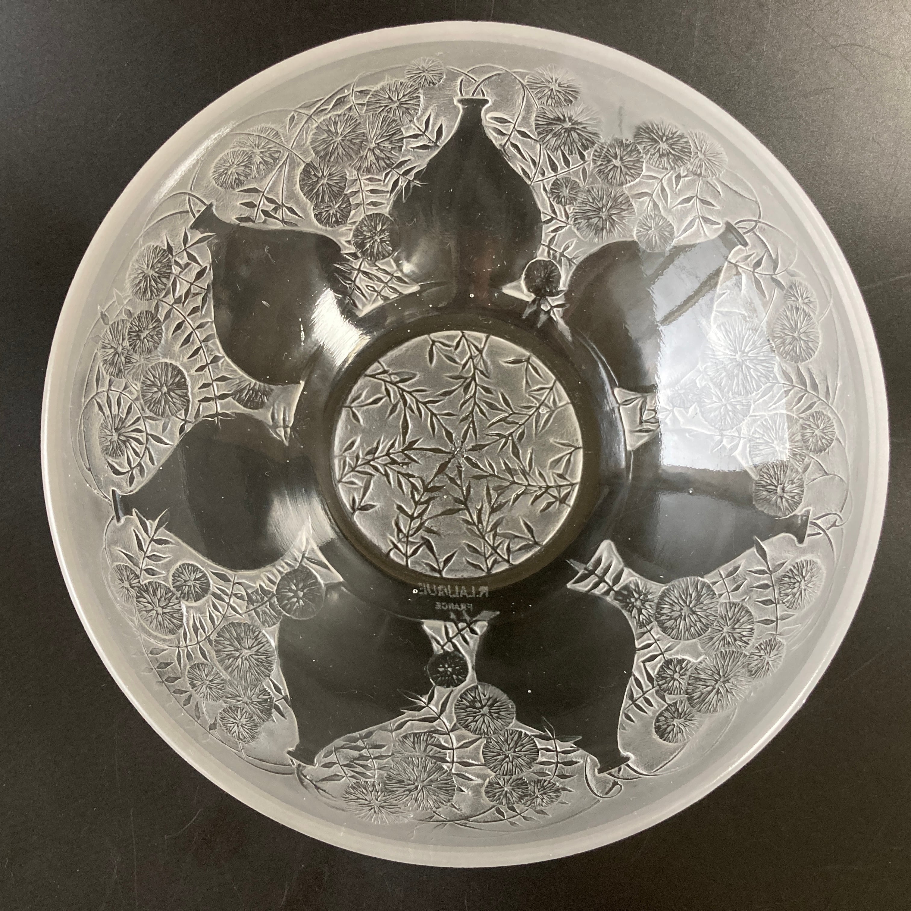 ルネ ラリック R LALIQUE SOUDAN アッシュトレイ パチネ彩色 ルネ