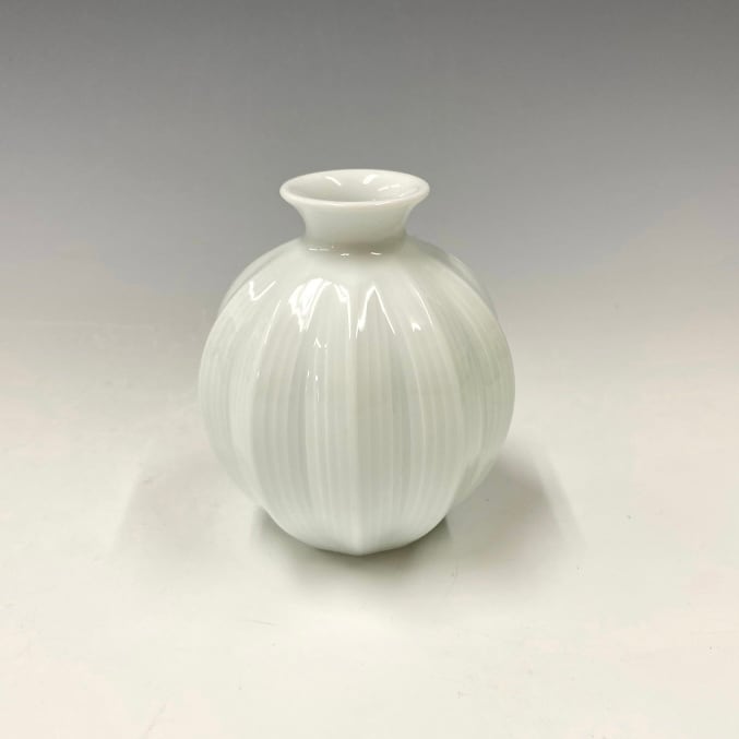 若尾経 定窯徳利 白磁 若尾経 定窯徳利 白磁