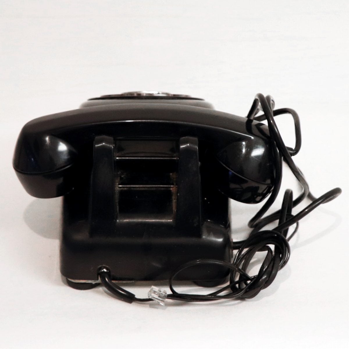 ダイヤル式・黒電話・600-A2・昭和レトロ・No.200426-21・梱包サイズ80